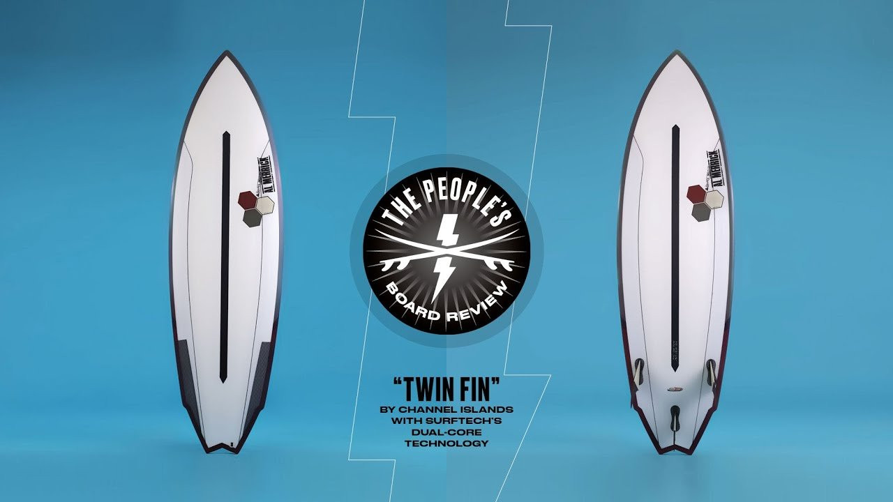 Board Specifications: https://surftech.com/ci-twin-fin-dual-core/<br /><br /><br />If this is your first rodeo with The People’s Board Review, please allow us to explain: this is a board test series in which we enlist unsponsored, relatable rippers to jump on the latest designs and tell us what is and isn’t working for them. Because at the end of the day, a pro’s breakdown of their favorite custom in world-class waves probably isn’t as useful to you as a local shredder’s take on something with off-the-rack dims in average surf.<br /><br />For this review, we put three different Surftech collaborations – boards designed by world-class shapers, then constructed with unconventional materials and processes for enhanced performance and durability – in the hands of four surfers to test out in clean, shoulder-high conditions at a typical California beach break. The craft included the “Untitled” by Haydenshapes, an honest-to-god rip stick with a friendly amount of foam; the “Twin Fin”, a (you guessed it) two-finned craft by Channel Islands that functions as a great all-arounder; and the “Modern 2”, a down-the-line, more classic twin shape from Sharp Eye.<br /><br /><br />Here’s what you need to know about the Surftech’s CI “Twin Fin” with Dual-Core Technology:<br /><br /><br />The Gist:<br />Striking a magic balance between speed and maneuverability in average surf elevates this twin fin beyond alt-board curiosity and into the realm of a high-performance, everyday go-to. Starting from an already-beloved CI design, Surftech’s Dual-Core construction sandwiches a lighter EPS core between a pair of PU rails, giving it a springy, lively flex while bottom turning and driving down the line without feeling too “corky” or overly buoyant when you try to bury rail through a turn. It’s a truly modern take on a twin fin, with a level of responsiveness that feels much more closely related to a performance thruster than a retro cruiser. A little less soul arch, a little more lip evisceration – although, yeah, you can certainly soul arch, too. Tester #2 – who is 5’9” and 130 lbs. – told us she’d never found a twinnie she liked riding before, but couldn’t stop gushing over this model. “I feel like it’s the best all-around board. It’s in-between a high-performance shortboard and a fish, which I think is my [right] balance.” Tester #2 rode the CI twin in 5’6” x 18 7/8” x 2 5/16” 26.9L, which seemed to fit her surfing like a glove. “The drive, the speed, you really can do it all.” All testers chose to ride the twin-finned board with an optional trailer.<br /><br />Speed: 7.3/10<br />Tester #1 (6’0”, 150 lbs.) gave the same 5’6” “Twin Fin” 8 points in the speed category, finding no significant impediments driving down the line. “I stood up, and the board did whatever I wanted it to do. I was getting small little runners and it turned really, really well and maintained its speed.” Interestingly, Tester #1 is two inches taller and 20 pounds heavier than Tester #2, yet they both rode (and loved) the same 5’6”. “It just felt like an extension of myself,” Tester #1 continued. “I’m extremely jazzed on this board.”<br /><br /><br />Frontside Maneuverability: 7.3/10<br />Testers #1 and #2 gave the “Twin Fin” stellar marks on their forehand, claiming that the board could more or less read their minds as they leaned into turns, but Tester #3 (5’10”, 180 lbs.) wasn’t as sold and only rated it a 5 in this category. “It felt a little stiff,” Tester #3 said of the 5’8” x 19.6 x 2.6 29.2L twin, “but I also think it was maybe too long [for me]. I’m used to riding a fish that’s like a 5’2”, and I’m kinda indifferent to the whole performance style twin-fin.”<br /><br />Backside Maneuverability: 6.3/10<br />If there’s one thing we’ve learned from The People’s Board Review’s thus far, it’s that The People like going frontside more than backside, and backside maneuverability consistently gets the shortest end of the stick in the scoring. This turned out to be true again in the case of the CI “Twin Fin”. “I’m kinda partial, some boards feel really good frontside to me, but I don’t like them backside as much,” said Tester #1, despite the fact that from the beach he appeared to be ripping rather hard in both directions. “With a slight groveler like this, I find that I can’t really turn them that well backside."<br /><br /><br />Paddling: 8<br />With low rocker and an even distribution of foam throughout, this twin keeps things easy on the arms. It’s a hard balance to strike with any semblance of maneuverability, but the “Twin Fin” threads that needle perfectly well, which is why it earned excellent marks from all of our testers. “I’d give it a 9 for paddling, with 10 being a longboard,” says Tester #3. “This board paddled really well.”