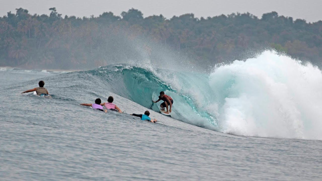 Watch Jackson Dorian, Martim Fortes, Sid Englert, Inigo Madina, Joaquin At-Thariq, and friends surfing a gem in the Mentawai Islands in Indonesia.<br /><br />The new surfing generation rides barrel after barrel at The Hidden Right, a world-class right-hand point/reef break that comes to life on the east coast of Masokut Island.<br /><br />The perfect Indo wave provides a dreamy tube and a maneuvering section that can be accessed from the beach in front of the Hidden Bay Resort Mentawais.<br /><br />Footage: @hiddenbayresortmentawais1872