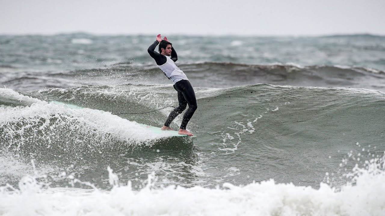 Antonio Dantas and Zoe Grospiron won the 2024 Gadis Longboard Festival Ferrol, the final stop on the 2023/24 World Surf League (WSL) European Longboard Qualifying Series (LQS), in challenging longboard conditions at Praia da Fragata in Ferrol, Spain.<br /><br />An epic finals day started early with the men’s Quarterfinals and ran all the way through the men's and women's Finals this afternoon in continued challenging conditions where surfers had to contend with choppy lines and closeout sections.<br /><br />However, the best longboarders in the region made small work of the waves at hand and proved they had plenty of resources to apply strategically placed nose rides and carves to exploit the whole judging scale nearly all the way to perfect scores.<br /><br />Antonio Dantas came blistering out of the gates with two incredible scores of 9.17 and 8.77 (out of a possible 10) and posted the event’s highest heat total of 17.94 (out of a possible 20) with unmatched grace and control of his board.<br /><br />The Portuguese, whose previous highest result was 7th place, had all three of his opponents in a combination situation and looked in total control of the heat.<br /><br />But as waves continued to pump, Edouard Delpero and Roland Lefeuvre came right back at him with a 9-point ride of their own to stay in fighting distance.<br /><br />Unfortunately, the ocean went somewhat quiet in the final five minutes and didn’t offer the opportunities needed to post another excellent number and challenge Dantas. Martin Coret put on a decent fight but had to settle for last place.<br /><br />“I feel amazing,” Dantas said.<br /><br />“I think I’m the first Portuguese to win an LQS event; that’s what everyone keeps telling me, so it’s an honor to be making history here in Ferrol."<br /><br />"I had a lot of fun. The waves were difficult, but I made it happen, so I’m stoked. I couldn’t really hear anything in the water, but I knew they were getting nice waves, so I tried to hold the priority, and it went well!”<br /><br />The 21-year-old from Sao Pedro, Estoril, claimed his first-ever win on the WSL regional longboard series and put his name on the map with an epic performance when it mattered most, in the Final, overcoming a stacked heat that included former World No.2 Delpero.<br /><br />Edouard Delpero came a close second in the Final and consolidated his spot atop the regional rankings for the 2023/24 season, claiming a fifth European Longboard Title and equalling the record held by his brother Antoine.<br /><br />“I’m super happy to get the European title. It was my goal to come here to Ferrol,” Delpero said.<br /><br />“I’m stoked for Antonio, who won his first LQS event. It’s a big result, and it was a fun fight with him. I had a great event with solid scores in every heat, and unfortunately, he was just better than me in that Final, so congrats to him.”<br /><br />Roland Lefeuvre and Martin Coret, respectively, placed third and fourth in the Men’s Final.<br /><br />An anti-climatic women’s Final was unjustly hindered by a dead quiet ocean and mostly closeout sections, forcing surfers to contend with dribble and unfavorable lines.<br /><br />However, the playing field was the same for all four surfers in the heat, and France’s Zoe Grospiron managed to get the better of all exchanges to claim her career-first win on the European Longboard tour.<br /><br />“I’m super happy to finally get my first win on the WSL longboard qualifying series,” Grospiron said.<br /><br />“Conditions were very tough, and we couldn’t really show anything out there, but I’m still extremely happy to have come away with the win and stoked to be here in Galicia.”<br /><br />A standout on the European LQS for a few years now, Grospiron has collected quarters and semis appearances since her maiden season in 2018 and even placed runner-up a couple of times, finally breaking her glass ceiling today with the win.<br /><br />Equal 9th on the international Longboard Tour last year, the French surfer will now try to carry momentum and confidence into this year’s events worldwide.<br /><br />Settling for the runner-up spot this time in the Final was Alice Lemoigne, the region’s leading competitor for the past decade.<br /><br />The talented Reunion Island surfer claimed an unprecedented 8th European Longboard title today in Galicia.<br /><br />“I’m very happy to win another European title today,” Lemoigne said.<br /><br />“Even though I couldn’t win that Final in extremely complicated waves, I love collecting those, and I hope I can get many more in the future, just to prove I’m still here and competitive.”<br /><br />Canelle Lebreton and Ginger Caimi respectively placed third and fourth in the Women’s Final.<br /><br />2024 Gadis Longboard Festival | Finals<br /><br />Men<br />1. Antonio Dantas (POR) 17.94<br />2. Edouard Delpero (FRA) 16.87<br />3. Roland Lefeuvre (FRA) 15.77<br />4. Martin Coret (REU) 12.40<br /><br />Women<br /><br />1. Zoe Grospiron (FRA) 6.06<br />2. Alice Lemoigne (FRA) 5.87<br />3. Canelle Lebreton (FRA) 2.80<br />4. Ginger Caimi (ITA) 2.20<br /><br />Footage: WSL
