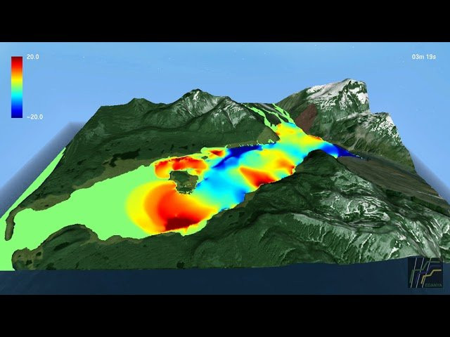 On July 9, 1958, a mega-tsunami created the biggest wave ever recorded at Lituya Bay in Alaska.<br /><br />The largest tsunami of modern times produced a massive wave that measured 1,720 feet.<br /><br />Researchers from Universidad de Málaga in Spain created a simulation of the 1958 Lituya Bay mega-tsunami.<br /><br />Based on public domain topo-bathymetric data and on information extracted from the work of Miller (1960), an approximation of Gilbert Inlet topo-bathymetry was set up and used for the numerical simulation of the mega-event.<br /><br />The resulting numerical simulation is one of the first successful attempts - if not the first - at numerically reproducing, in detail, the main features of this event in a realistic 3-D basin geometry, where no smoothing or other stabilizing factors in the bathymetric data are applied.<br /><br />Full Story:<br />https://www.surfertoday.com/surfing/the-biggest-wave-ever-recorded-measured-1720-feet<br /><br />Subscribe to SurferToday on YouTube<br />🔔 http://bit.ly/2TSO2be<br /><br />Online Surf Shop<br />🏄🏻‍♂️ https://bit.ly/online-surf-shop
