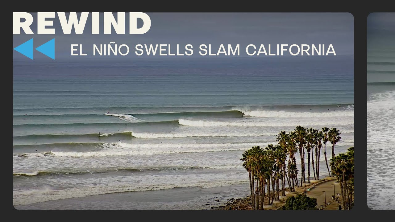 California surfers have been enjoying the fruits of a classic El Niño winter for the last couple months. And last week was more fuel on the fire as a couple serious winter storms sent serious surf up and down the West Coast. All of which you can relive in the cam rewind vid above.<br /><br />As Surfline forecaster Matt Kibby explains: “The southerly storm track characteristic of an El Niño winter continues to send favorably aimed storms toward Southern California. The first in our most recent pair of systems produced an Eddie-worthy swell as it peaked just northwest of Hawaii, resulting in a very solid round of westerly swell for SoCal over the weekend. The initial outlook for conditions wasn’t great, but as the swell’s peak day drew closer, the arrival time of inclement weather pushed further back, allowing for workable to locally good conditions.<br /><br />“The second storm was the weaker of the two, but strengthened much closer to the coast. The end result was more swell moving into the SoCal Bight — though it did peak overnight, so the largest waves went unridden. Conditions were a bit dicier for the second round of waves as the swell generating storm more directly impacted SoCal with wind and rain, but many zones were fortunate enough to have enough east in the wind for a window or two of favorable conditions.”<br /><br />Check out the live cams from these spots here:<br /><br />Ventura Point: https://www.surfline.com/surf-report/ventura-point/584204204e65fad6a77096b1?view=table<br />Ocean Beach: https://www.surfline.com/surf-report/north-ocean-beach/5d9b68deab58860001c7359e?view=table<br />Lower Jetties: https://www.surfline.com/surf-report/newport-lower-jetties/5842041f4e65fad6a770882a?view=table<br />Upper Trestles: https://www.surfline.com/surf-report/upper-trestles/5842041f4e65fad6a7708887?view=table<br />Church: https://www.surfline.com/surf-report/church/5842041f4e65fad6a770888b?view=table<br />Oceanside Harbor: https://www.surfline.com/surf-report/oceanside-harbor/5842041f4e65fad6a7708832?view=table<br />Cardiff Reef: https://www.surfline.com/surf-report/cardiff-reef/5842041f4e65fad6a77088b1?view=table<br />Blacks: https://www.surfline.com/surf-report/blacks/5842041f4e65fad6a770883b?view=table<br />San Antonio Del Mar: https://www.surfline.com/surf-report/san-antonio-del-mar-norte/584204204e65fad6a77091ae?view=table<br />-----------------------------------<br /> Subscribe: <br /> http://www.youtube.com/subscription_center?add_user=surfline<br /> <br /> Become a Surfline Premium Member: <br /> https://surfl.in/2Cd36tF<br /> ----------------------------------