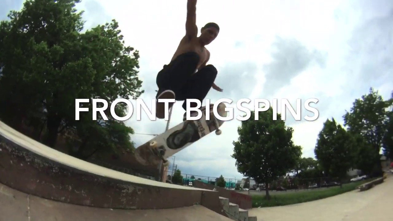 HOW TO FRONT BIGSPIN with Stoner Dave TUTORIAL <br />Step by Step tutorial on how to do a frontside bigspin on a skateboard<br />Follow @drawmatix, @segatronmedia and @trabajandofisheye for more of what you like!