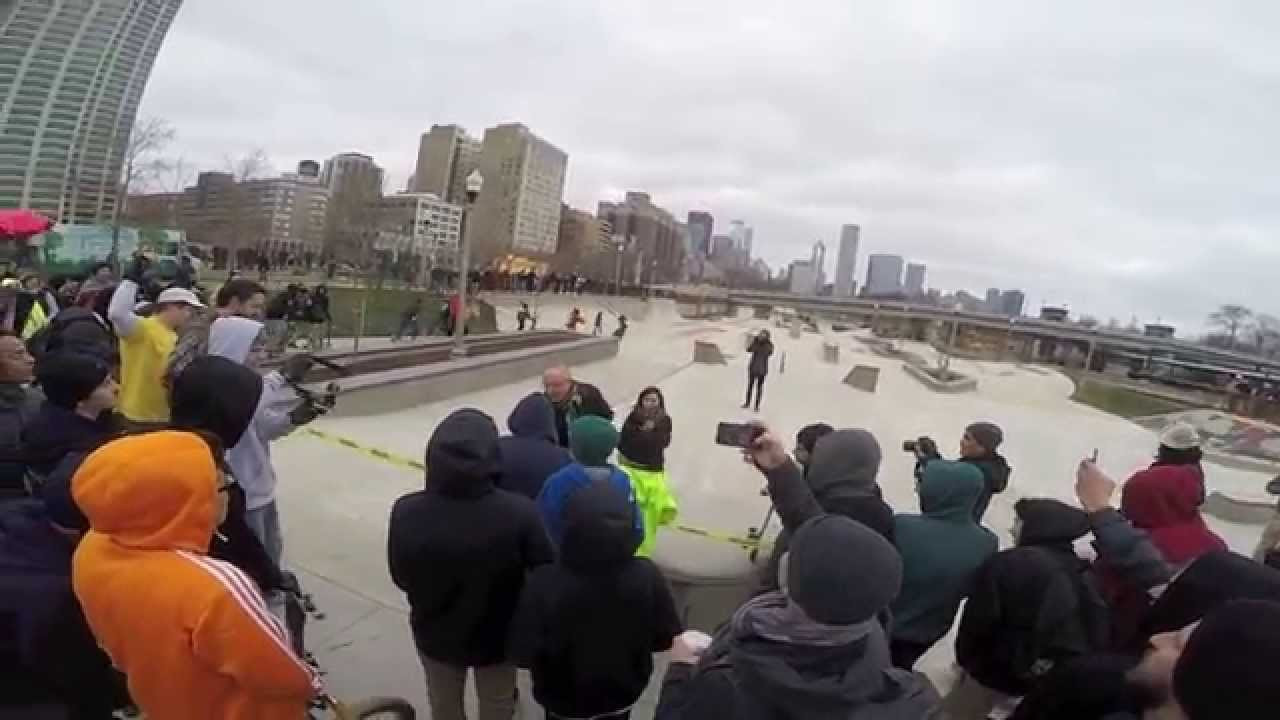 We showed up at 9:00 a.m. and skated the old park until 11:00 a.m. I proceeded to break my deck but was still able to roll around and capture the action.