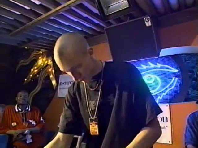 Dj Noize from Denmark competing in the DMC Championship at The Summit.