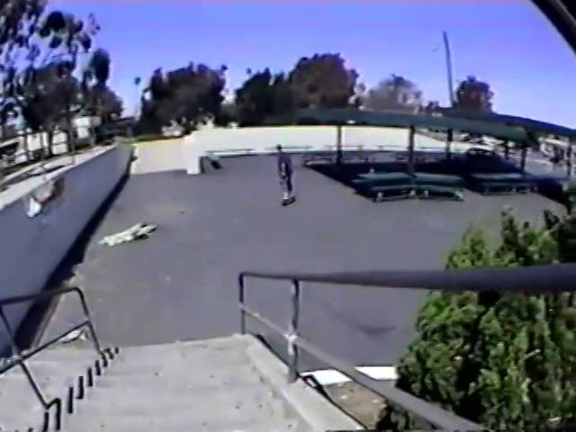 Jeff Boye and friends skating San Diego in the late 90's.