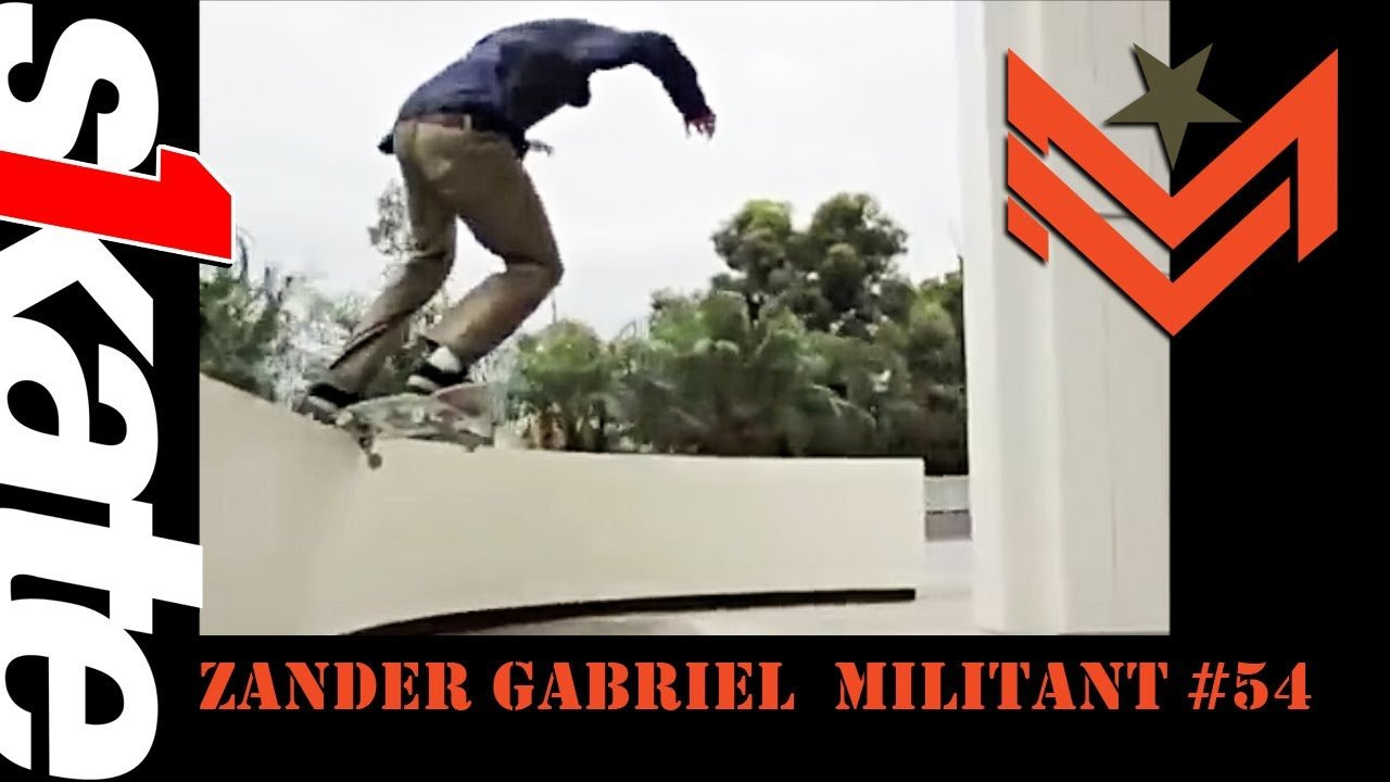 Please welcome the next Official MILITANT to the ranks! Zander Gabriel is Mini Logo Official MILITANT #54 and rides for 3043 Board Shop in South Gate, LA. Peep the video and look out for footage of Zander from all the "AM" contest around the country! Dude is a machine!