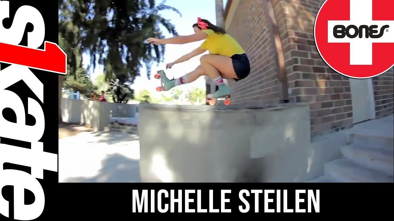 Michelle Steilen, also known in the roller derby world as Estro Jen is the owner of Moxi Roller Skates and Moxi Shop. She is a star in the Long Beach roller derby scene and she does a lot to push and promote anything and everything roller skating related. Since we make Rollerbones, our roller derby company, and all the roller derby ladies skate Bones Bearings, we wanted to do something to show support to all the derby ladies who support us. We came up with an idea to do something a little be different and decided to film some stuff at some famous skateboard spots in Los Angeles. We really had no idea how this would turn out. Hope you all enjoy this.