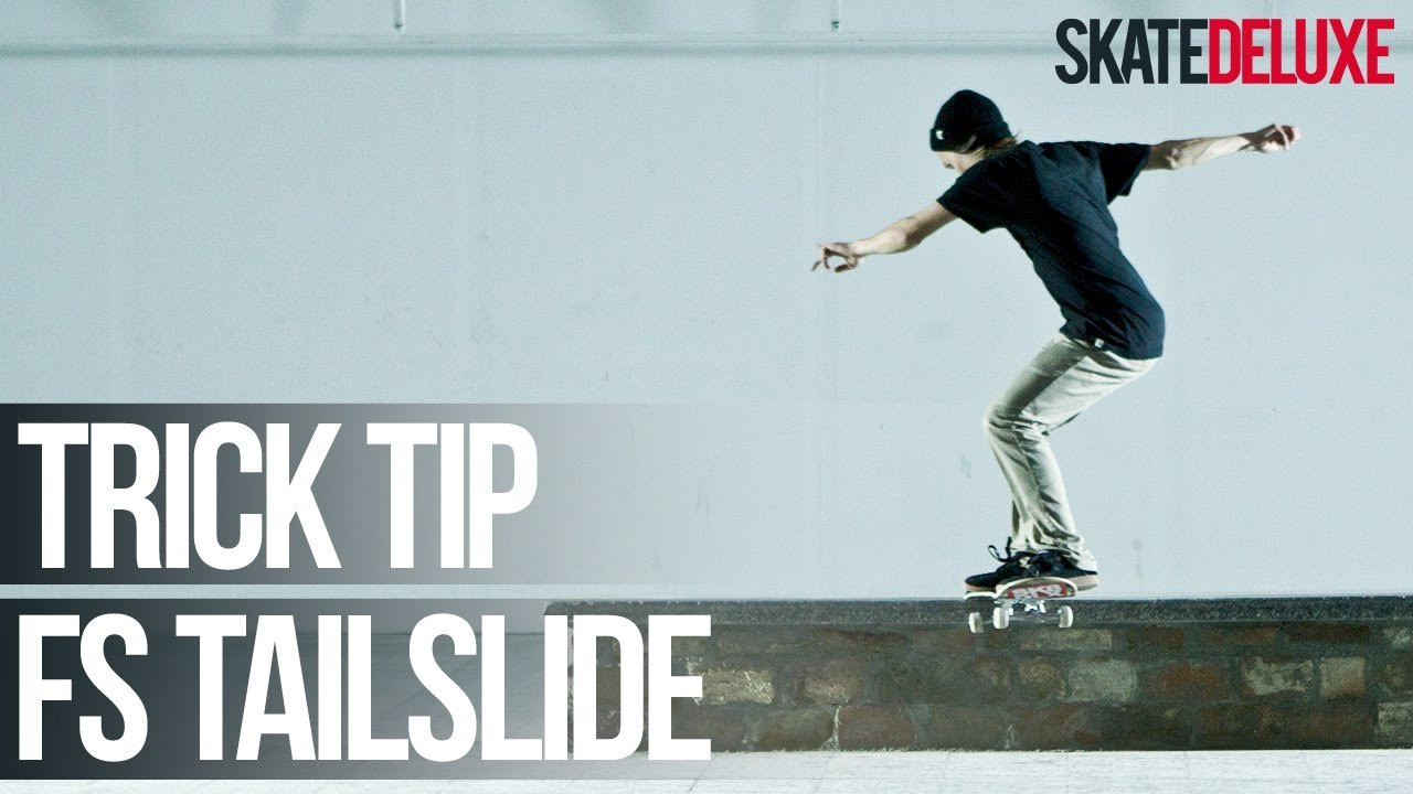 De Frontside Tailslide trick tip video laat je een hele leuke basis skateboard slide zien waar je veel combinaties mee kunt maken. Alle skateboard trick tips: https://www.skatedeluxe.com/blog/nl/trick-tips/skateboard/<br /><br />De Frontside Tailslide is een slide op de tail van je skateboard. Je springt met een Ollie met de tail van je board op een curb of rail. De FS Tailslide is op elk obstakel mogelijk. Het ziet er te gek uit op een curb, rail, ledges en transition. Als beginner raden we je aan om het op de curb te leren.<br /><br />In onze Frontside Tailslide video tutorial video met verschillende camera perspectieven en slow motion beelden laten we je alles zien hoe je de FS Tailslide onder de knie kunt krijgen. Daarna hoef je alleen maar de straat of je local park op te gaan en het te oefenen. Neem je tijd en ga door! De Frontside Tailslide is vrij moeilijk dus het zal wat tijd kosten. Als je hem zonder moeite kunt dan kan je het combineren met flip-ins, flip-outs, Shove-Its of Bigspins. De mogelijkheden zijn eindeloos. Wees creatief!<br /><br />| • Skate Shop: https://www.skatedeluxe.com/ | • skatedeluxe Blog: https://www.skatedeluxe.com/blog |<br />| • Facebook: https://www.skatedeluxe.com/facebook | • Instagram: https://www.skatedeluxe.com/instagram | • Twitter: https://www.skatedeluxe.com/twitter |<br />______________________________________________________<br /><br /><br />Skateboard Trick Tips in het Nederlands::<br />• https://www.skatedeluxe.com/blog/nl/trick-tips/skateboard/<br /><br /><br />= OTHER LANGUAGES = <br /><br />⇛ ENGLISH | • https://www.skatedeluxe.com/blog/en/trick-tips/skateboard/<br /><br />⇛ GERMAN | • https://www.skatedeluxe.com/blog/de/trick-tipps/skateboard/<br /><br />⇛ FRENCH | • https://www.skatedeluxe.com/blog/fr/trick-tips/skateboard/<br /><br />⇛ SPANISH | • https://www.youtube.com/playlist?list=PL85C9jh7oQzA4M3nzquykCjMTg8dE0aOV<br /><br />⇛ ITALIAN | • https://www.youtube.com/playlist?list=PL85C9jh7oQzALGyZ2SOi3keO66EprYjOk