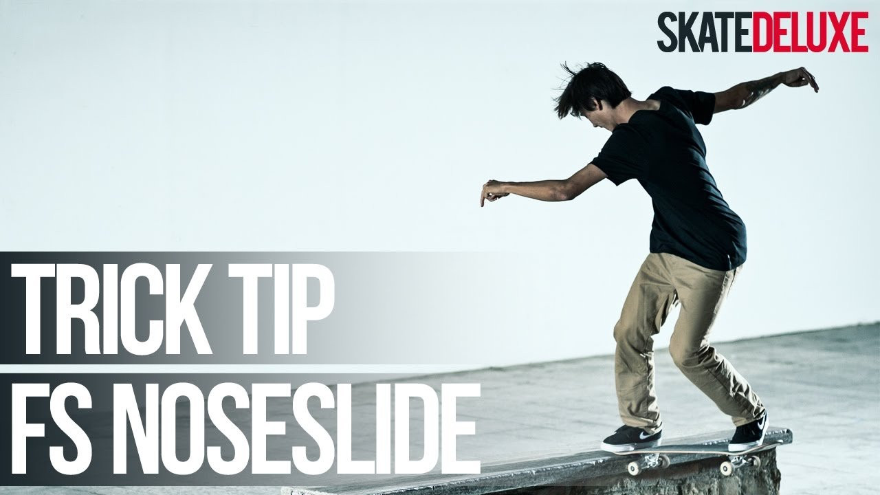 Met de Frontside Noseslide trick tip video leer je een basis slide die niet zo makkelijk is als het er uit ziet. Alle skateboard trick tips: https://www.skatedeluxe.com/blog/nl/trick-tips/skateboard/<br /><br />De Frontside Noseslide is de tegenhanger van de Backside Noseslide en is een iets moeilijkere trick. Ze zijn mogelijk op curbs, ledges en rails. Maar om te beginnen raden we aan het op de curb te leren. Als je dat eenmaal hebt geleerd kun je ze op de rail proberen. De Frontside Boardslide is een goede oefening voor de Frontside Noseslide omdat beide tricks dezelfde kant op gaan en gevoel van sliden hetzelfde is.<br /><br />Onze Frontside Noseslide video tutorial met verschillende camera perspectieven en slow motion beelden laat je alle bewegingen zien die je moet doen om deze trick te leren. De juiste voetplaatsing, juiste houding en de landing zijn tot in de details uitgelegd. Geef nooit op en blijf oefenen! De Frontside Noseslide is zeker geen makkelijke trick om te leren, maar als je hem eenmaal hebt geleerd dan heb je een van de meeste stylische Slide trick van het skateboarden onder de knie. Daarna zou je het met flip-ins en flip-outs kunnen proberen.<br /><br />| • Skate Shop: https://www.skatedeluxe.com/ | • skatedeluxe Blog: https://www.skatedeluxe.com/blog |<br />| • Facebook: https://www.skatedeluxe.com/facebook | • Instagram: https://www.skatedeluxe.com/instagram | • Twitter: https://www.skatedeluxe.com/twitter |<br />______________________________________________________<br /><br /><br />Skateboard Trick Tips in het Nederlands::<br />• https://www.skatedeluxe.com/blog/nl/trick-tips/skateboard/<br /><br /><br />= OTHER LANGUAGES = <br /><br />⇛ ENGLISH | • https://www.skatedeluxe.com/blog/en/trick-tips/skateboard/<br /><br />⇛ GERMAN | • https://www.skatedeluxe.com/blog/de/trick-tipps/skateboard/<br /><br />⇛ FRENCH | • https://www.skatedeluxe.com/blog/fr/trick-tips/skateboard/<br /><br />⇛ SPANISH | • https://www.youtube.com/playlist?list=PL85C9jh7oQzA4M3nzquykCjMTg8dE0aOV<br /><br />⇛ ITALIAN | • https://www.youtube.com/playlist?list=PL85C9jh7oQzALGyZ2SOi3keO66EprYjOk