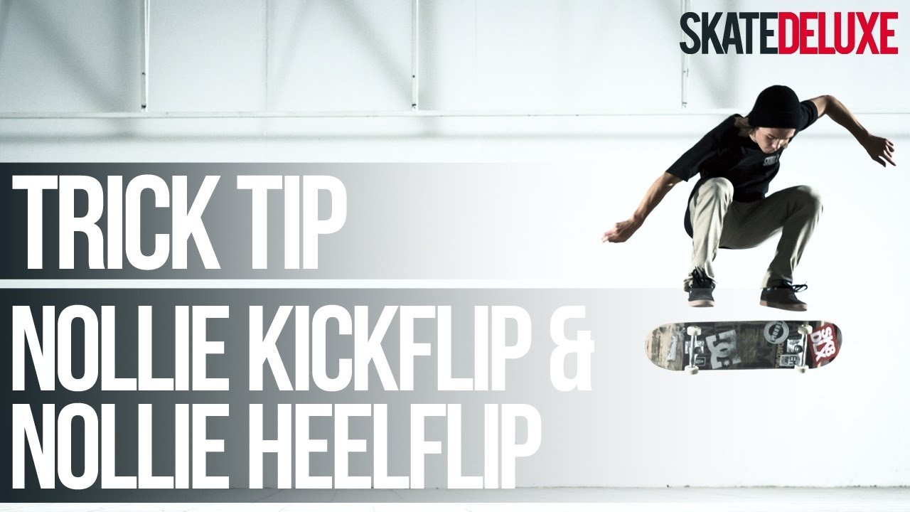 De Nollie Kickflip & Nollie Heelflip trick tip video laat je zien hoe je een goede Kickflip en Heelflip op de Nose kunt doen. Alle skateboard trick tips: https://www.skatedeluxe.com/blog/nl/trick-tips/skateboard/<br /><br />Als je een Nollie Kickflip & Nollie Heelflip doet, pop je op de Nose en flick je met je zwakkere voet. Eigenlijk hetzelfde als een switch Fakie Flip. Het is tijd om jouw flips naar het volgende niveau te brengen en de Nollie Kickflip/Heelflip te leren! In onze Nollie Kickflip/Heelflip handleiding zullen we alles behandelen om jou hem goed te leren. Met onze cameras gebruiken we slow motion en verschillende hoeken om alles details te weergeven en je voet plaatsing, pop en catch goed te laten zien. <br /><br />Als je de Nollie Kickflip/Heelflip voor het eerst probeert, zul je merken dat timing essentieel is. Je moet de balans tussen pop en flick vinden. Als je dat eenmaal kan is de Nollie Kickflip/Heelflip vrij makkelijk. Geef het niet snel op want deze tricks leren kost nou eenmaal wat tijd! Als je hem kan kun je hem combineren met Slides, Grinds en Manuals. Veel plezier!<br /><br />| • Skate Shop: https://www.skatedeluxe.com/ | • skatedeluxe Blog: https://www.skatedeluxe.com/blog |<br />| • Facebook: https://www.skatedeluxe.com/facebook | • Instagram: https://www.skatedeluxe.com/instagram | • Twitter: https://www.skatedeluxe.com/twitter |<br />______________________________________________________<br /><br /><br />Skateboard Trick Tips in het Nederlands::<br />• https://www.skatedeluxe.com/blog/nl/trick-tips/skateboard/<br /><br /><br />= OTHER LANGUAGES = <br /><br />⇛ ENGLISH | • https://www.skatedeluxe.com/blog/en/trick-tips/skateboard/<br /><br />⇛ GERMAN | • https://www.skatedeluxe.com/blog/de/trick-tipps/skateboard/<br /><br />⇛ FRENCH | • https://www.skatedeluxe.com/blog/fr/trick-tips/skateboard/<br /><br />⇛ SPANISH | • https://www.youtube.com/playlist?list=PL85C9jh7oQzA4M3nzquykCjMTg8dE0aOV<br /><br />⇛ ITALIAN | • https://www.youtube.com/playlist?list=PL85C9jh7oQzALGyZ2SOi3keO66EprYjOk
