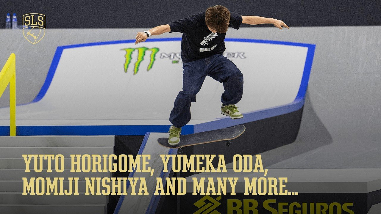 The Japanese squad went off at the Super Crown! That clutch Crook Nollie Heel from Momiji was incredible 👏👏<br /><br />Get your official SLS x Wolfpak Backpack here, available in 3 different sizes - <br />https://wolfpak.com/collections/street-league-skateboarding-collection