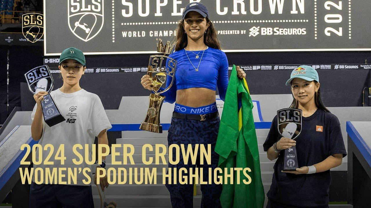 The Women's Super Crown Final was incredible all the way through. Take a look at what Rayssa, Coco and Yumeka did to secure spots on the podium!<br /><br />Get your official SLS x Wolfpak Backpack here, available in 3 different sizes - <br />https://wolfpak.com/collections/street-league-skateboarding-collection