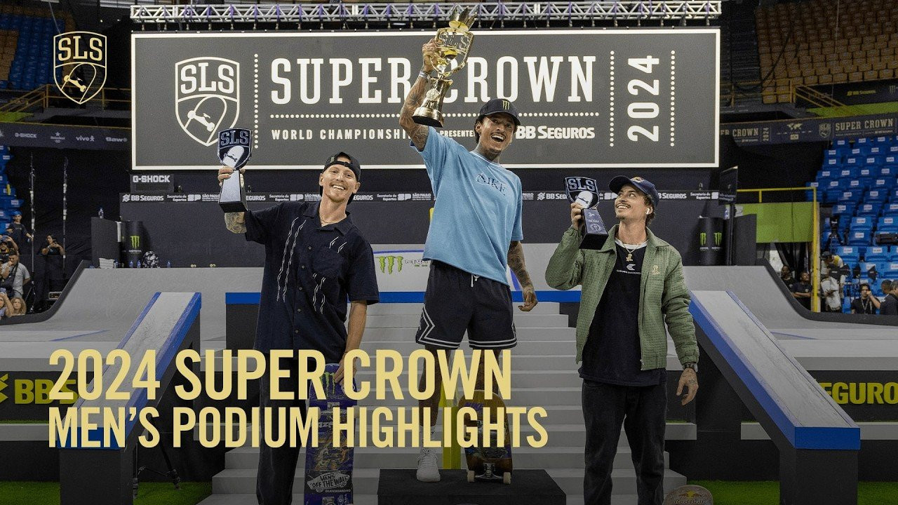 Take a look at what Nyjah, Giovanni and Gustavo put down in the Super Crown Final to earn their spots on the podium!<br /><br />Get your official SLS x Wolfpak Backpack here, available in 3 different sizes - <br />https://wolfpak.com/collections/street-league-skateboarding-collection