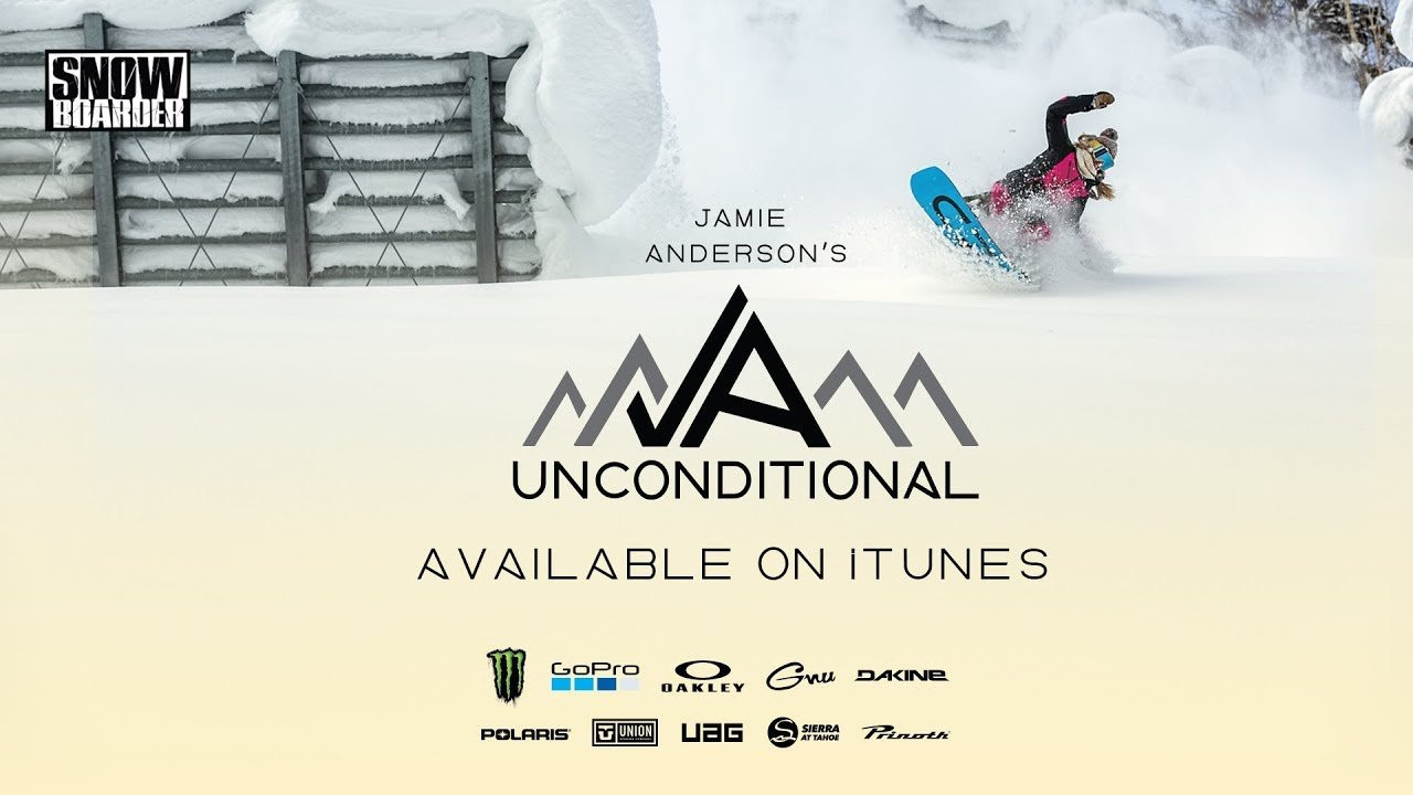 Check out the full movie on iTunes here: https://sbdr.co/UnconditionaliTunes<br /><br />As a daughter of the Sierra, Jamie Anderson grew up on the slopes of the South Shore of Lake Tahoe. Her prodigious talents as a pre-teen snowboarding savant made her a podium contender from the moment she arrived at the X Games in Aspen more than a decade ago. Since then, Jamie has amassed more X Games and Olympic medals than any other woman in history. Yet, being the best competitive snowboarder of all time is an asterisk that Jamie leaves behind as she pursues even greater riding challenges far from the contest circuit. Powder, slush, corduroy and pillows, Unconditional presents the wide pan of Jamie’s 2019 season as she sets out to expands her horizon beyond the contest bib.<br /><br />For the latest from Snowboarder Magazine check out:<br />https://www.snowboarder.com/<br />Facebook - https://sbdr.co/Facebook<br />Instagram - https://sbdr.co/Instagram<br />Twitter - https://sbdr.co/Twitter<br />YouTube - https://sbdr.co/YouTube