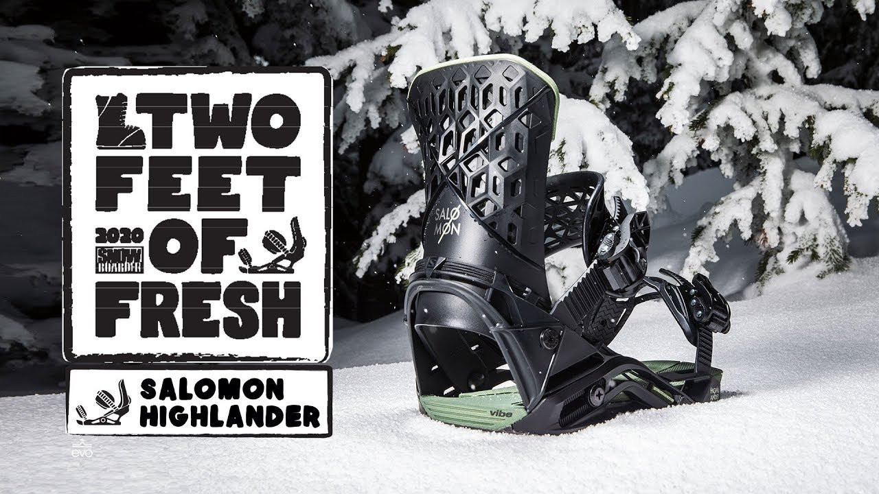 When it comes to capitalizing on all available terrain, from steeps to chutes and glades to groomers, the best situation is one where the connection between rider and snowboard is as seamless as possible. Enter the Salomon Highlander, an all-mountain binding that hits the sweet spot between control and comfort. The Highlander comes equipped with Salomon’s proprietary ShadowFit Technology, which features a soft, urethane heel hoop coupled with a Kevlar band that molds perfectly to your boots and provides both flexibility and stability, making for easily initiated turns with a distinctive, skate-like feel. Our tester, Eddie Wall commented, “The softer heel cups add extra comfort without sacrificing responsiveness,” also mentioning that “the tool-less adjustment is awesome.” The three-piece ShadowFit baseplate results in an ultra-light binding, yet it is supportive where needed, providing reactive freedom in every carve. Salomon has topped off this high-end, performance binding with the Minima 3D Highback which features 3D geometry to increases the power and precision of every turn, so no matter where you find yourself dropping in, you’ll enjoy each turn—without a shadow of a doubt. <br /><br />For the latest from Snowboarder Magazine check out:<br />https://www.snowboarder.com/<br />Facebook - https://sbdr.co/Facebook<br />Instagram - https://sbdr.co/Instagram<br />Twitter - https://sbdr.co/Twitter<br />YouTube - https://sbdr.co/YouTube