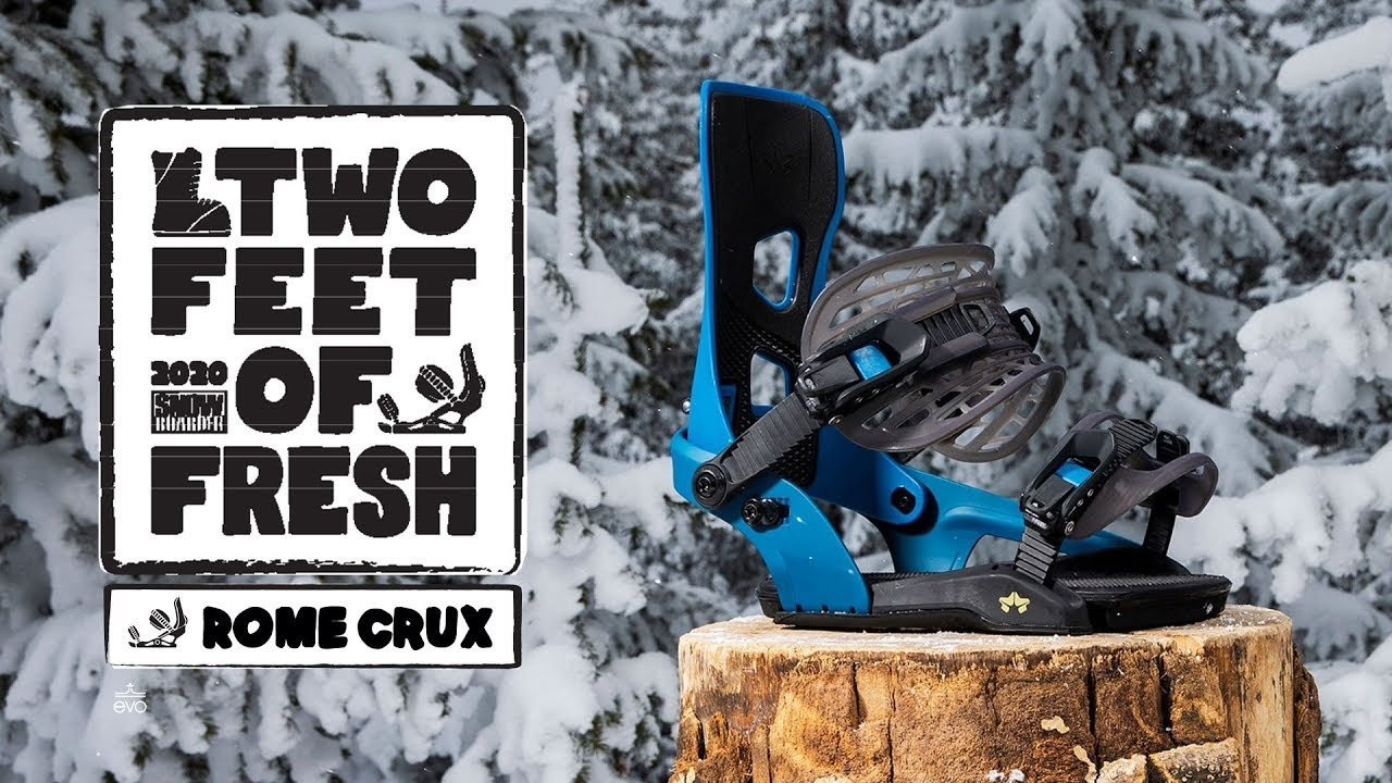 The essence of the Crux is in its minimalist approach to providing a responsive ride, which means that Rome’s heritage of performance bindings can be copped at a wallet-friendly price. But don’t let the clean lines of the Crux fool you, this bad Larry is constructed with plenty of tech to elevate the on hill experience. Rome’s industry-first AsymWrap technology offers an underwrap connection from heel hoop to baseplate that enhances boardfeel with a surfy, freestyle-oriented flex, meaning that each and every carve is just the right amount of punchy and playful. The combination of lateral stiffness and medial flex in the AsymCrux Highback lets you rail turns with support, yet still tweak grabs with ease. Furthering the performance of the Crux are the Minimist toe and ankle straps, a favorite feature of our tester, Eddie Wall. The sleek, one-piece design of the toe strap wraps snugly around the boot, while the Minimist ankle strap features maximum coring for an incredibly lightweight yet responsive connection that is comfortable without pressure points. “The toe strap is very malleable and fit my boots perfectly,” said Eddie. “I felt securely locked in.” Rome designed the Crux as an all-mountain performer with a freestyle ethos, which means that when it comes down to it, the Rome Crux is a binding that will not only get you from point A to point B, but will ensure you’re enjoying every second of pointing it downhill.<br /><br />More on the site! <br /><br />For the latest from Snowboarder Magazine check out:<br />https://www.snowboarder.com/<br />Facebook - https://sbdr.co/Facebook<br />Instagram - https://sbdr.co/Instagram<br />Twitter - https://sbdr.co/Twitter<br />YouTube - https://sbdr.co/YouTube