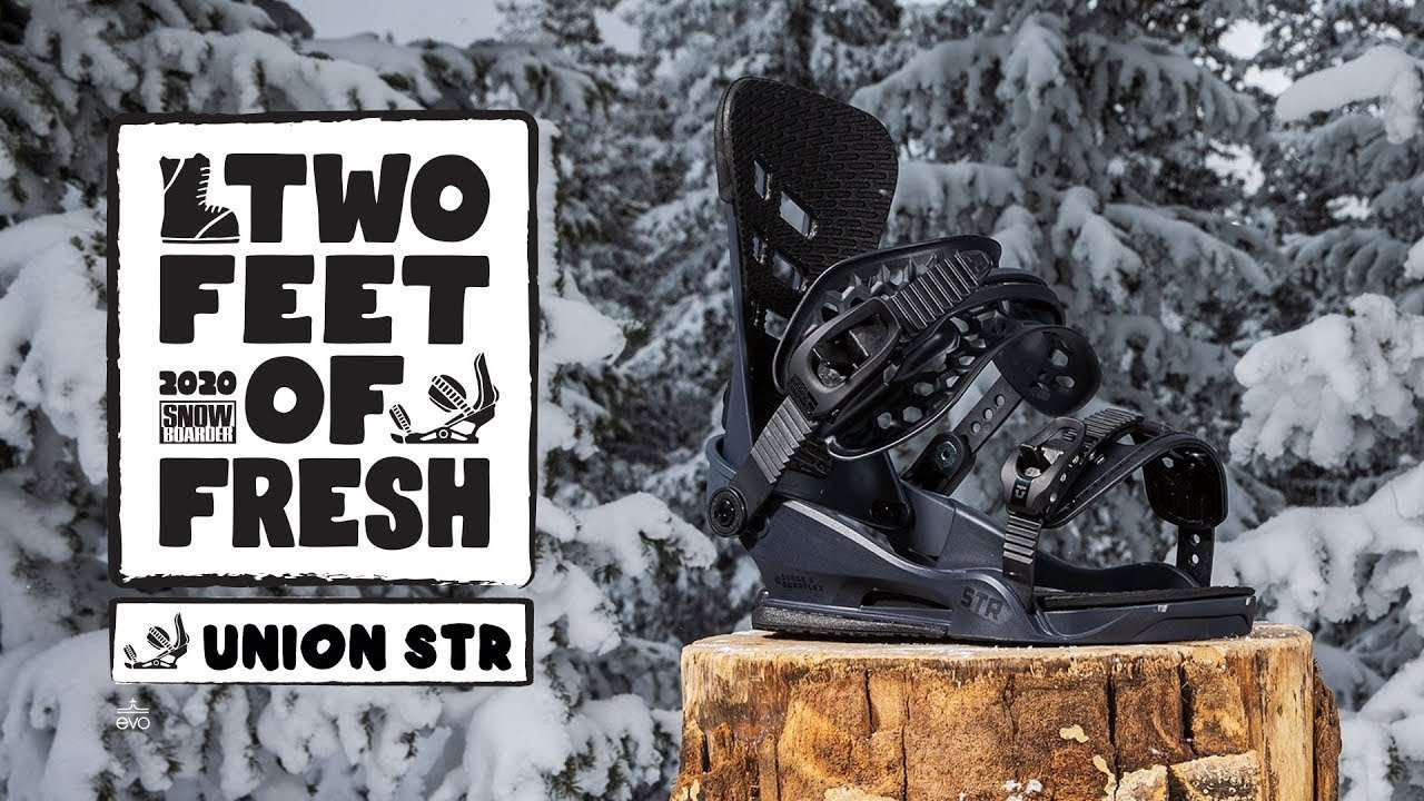 The all-new Union STR was created for the discerning rider who wants performance underfoot but doesn’t want to have to provide a down payment in order to pick up a new pair of bindings. Built to tackle the entire mountain, the stiff and responsive STR will hold up all season and then some, backed by Union’s lifetime warranty. While the STR is rooted in response, Union didn’t sacrifice any comfort, highlighted by the Exoframe Ankle Strap, which has been redesigned and upgraded for 2020 to comfortably keep boots in place while acting as a de facto suspension system for your feet. The Ultra Grip Toe Straps are made of anti-slip material so no matter how close to the corduroy you get, your boot-to-board contact will be locked and loaded for the next turn. “The straps were comfortable and didn’t have pressure points,” commented Eddie Wall, “and the racheting system is super easy to get in and out of.” Furthering Union’s freestyle-minded approach to all-mountain riding is the STR2 Duraflex Highback, which is supportive yet flexible for tweaking. The STR’s high-end performance belies its mellow MSRP, making it an easy decision to drop in on without emptying your wallet. <br /><br />For the latest from Snowboarder Magazine check out:<br />https://www.snowboarder.com/<br />Facebook - https://sbdr.co/Facebook<br />Instagram - https://sbdr.co/Instagram<br />Twitter - https://sbdr.co/Twitter<br />YouTube - https://sbdr.co/YouTube