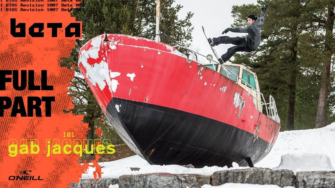 Buy The SNOWBOARDER Movie: Beta here: https://sbdr.co/Beta_iTunesBuyNow<br /><br />Being from Quebec, Gab Jacques came into BETA as a bit of an outsider. Shy and void of schtick, Gab’s skills on big setups and hospitality while touring spots in his home province quickly won over the crew. The bonds built while battling tricks and enduring a season of close-quarters travel yields a camaraderie less tenuous than the ties wrought chasing points. By season’s end, Gab found his comfort zone strapped in alongside Reid and Benny and the result is a BETA segment that speaks volumes, language barrier be damned. <br /><br />For the latest from Snowboarder Magazine check out:<br />https://www.snowboarder.com/<br />Facebook - https://sbdr.co/Facebook<br />Instagram - https://sbdr.co/Instagram<br />Twitter - https://sbdr.co/Twitter<br />YouTube - https://sbdr.co/YouTube