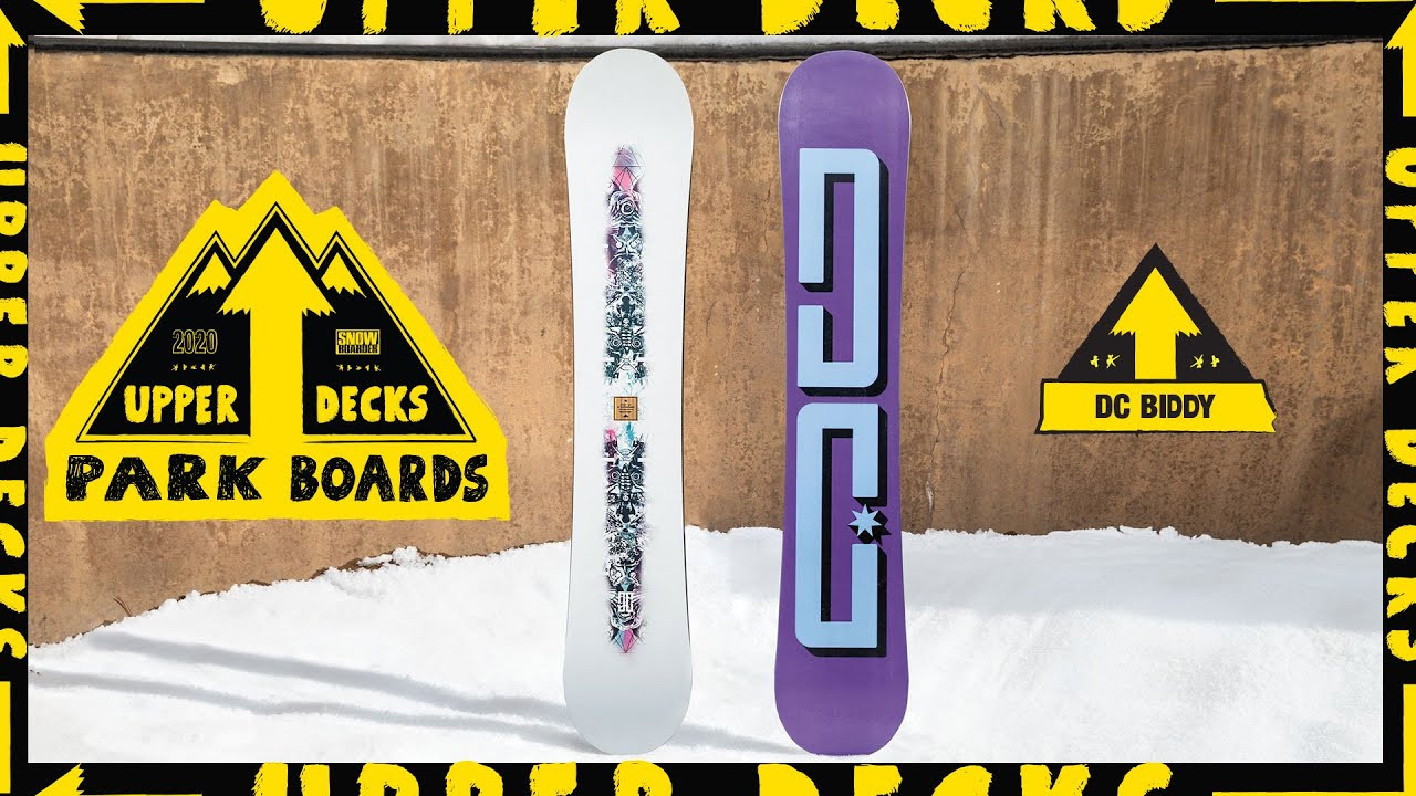 With Upper Decks, SNOWBOARDER is providing our readers with insights, images, and other details culled from putting a handful of new terrain park performers through their paces for five days of jibbing, jumping, and carving amongst the freestyle features of Aspen Snowmass, Colorado. Providing the action and impression of the top park boards in stores this fall are former Forum pro and prolific video part protagonist, Eddie Wall and 2019 MS Superpark Standout Emma Crosby alongside the SNOWBOARDER Editorial Staff. This is SNOWBOARDER's take on the DC Biddy. <br /><br />DC Snowboarding has long been dedicated to designing boards that drive creativity in the park and the Biddy is emblematic of that commitment. Developed to be a catalyst for a rider’s individual progression, the Biddy’s rocker profile has a consistent and forgiving flex, ideal for pressing and buttering but plenty stable for hitting jumps. It holds a true edge, so whether you find yourself carving fresh corduroy or cutting through chunder, the Biddy has you covered going edge-to-edge. DC’s Stratus Core combined with easy-flexing Biax Fiberglass further contribute to the Biddy’s smooth and playful ride, as well as the board’s affinity for jibbing all things steel, wood, or otherwise. The bottom line: The Biddy’s playful and reliable style sets the stage for enhancing your riding. And while it’s perfect for beginners, the Biddy is also enough board for freestyle veterans, ensuring a fun ride in the park, run after run.<br /><br />For the latest from Snowboarder Magazine check out:<br />https://www.snowboarder.com/<br />Facebook - https://sbdr.co/Facebook<br />Instagram - https://sbdr.co/Instagram<br />Twitter - https://sbdr.co/Twitter<br />YouTube - https://sbdr.co/YouTube