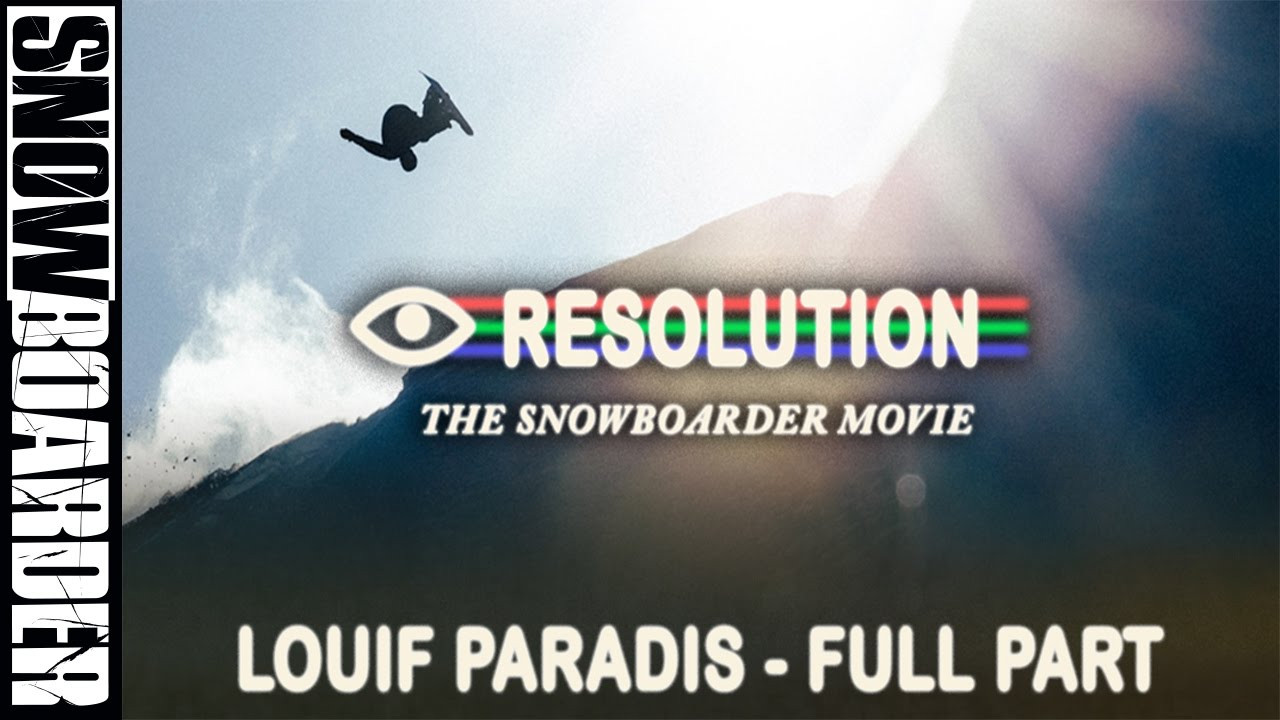 Louif Paradis is one of the best riders on the planet. He's put out multiple video parts of the year and is constantly pushing what is considered tech or new. His laid back style can some times hide just how hard some of the tricks he's trying actually are. This is a tease of his new full part from "The Snowboarder Movie: "Resolution". Check it out on https://www.snowboarder.com or Buy it now on iTunes
