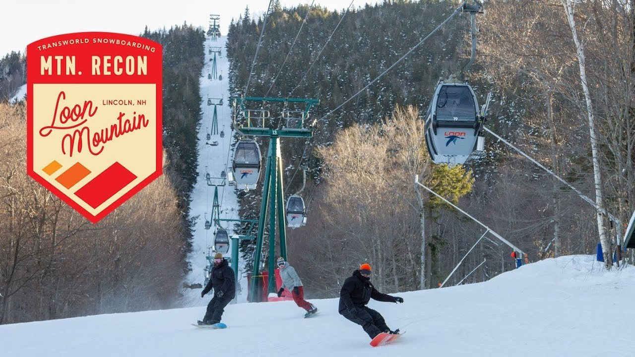 Nestled in the White Mountains of New Hampshire, just a two-hour drive from Boston, is Loon Mountain. Loon is not only known for its exceptional parks, but also their incredibly welcoming vibe, as well as a great local ski-town atmosphere in downtown Lincoln, NH, located mere minutes from the chairlift. In the fifth episode of Mountain Recon, Eddie Wall links up with locals Shane Nassar and Ian Hart to ride the mountain, stop by the Bunyan Room, grab some food in the nearby town of Lincoln, and get the inside scoop on what makes Loon so great.<br /><br />Local’s Favorite Lifts:<br />The Gondola<br />North-Peak Express<br />Seven Brothers<br /><br />Local's Favorite Terrain:<br />Flying Fox<br />Loon Mountain Park aka LMP<br />Bear Claw<br /><br />Aprés Spots:<br />The Paul Bunyan Room<br />One Love Brewery<br />Woodstock Inn & Station<br /><br />Mountain Stats:<br />Vertical rise: 2,100 feet<br />Top Elevation: 3,050 feet<br />Rideable Acres: 370<br />Number of Runs: 69<br />Number of Lifts: 11<br /><br />For the latest TWSNOW updates, follow us on:<br />Facebook - http://twsnow.co/Facebook<br />Instagram - http://twsnow.co/Instagram<br />YouTube - http://twsnow.co/YouTube<br />Twitter - http://twsnow.co/Twitter