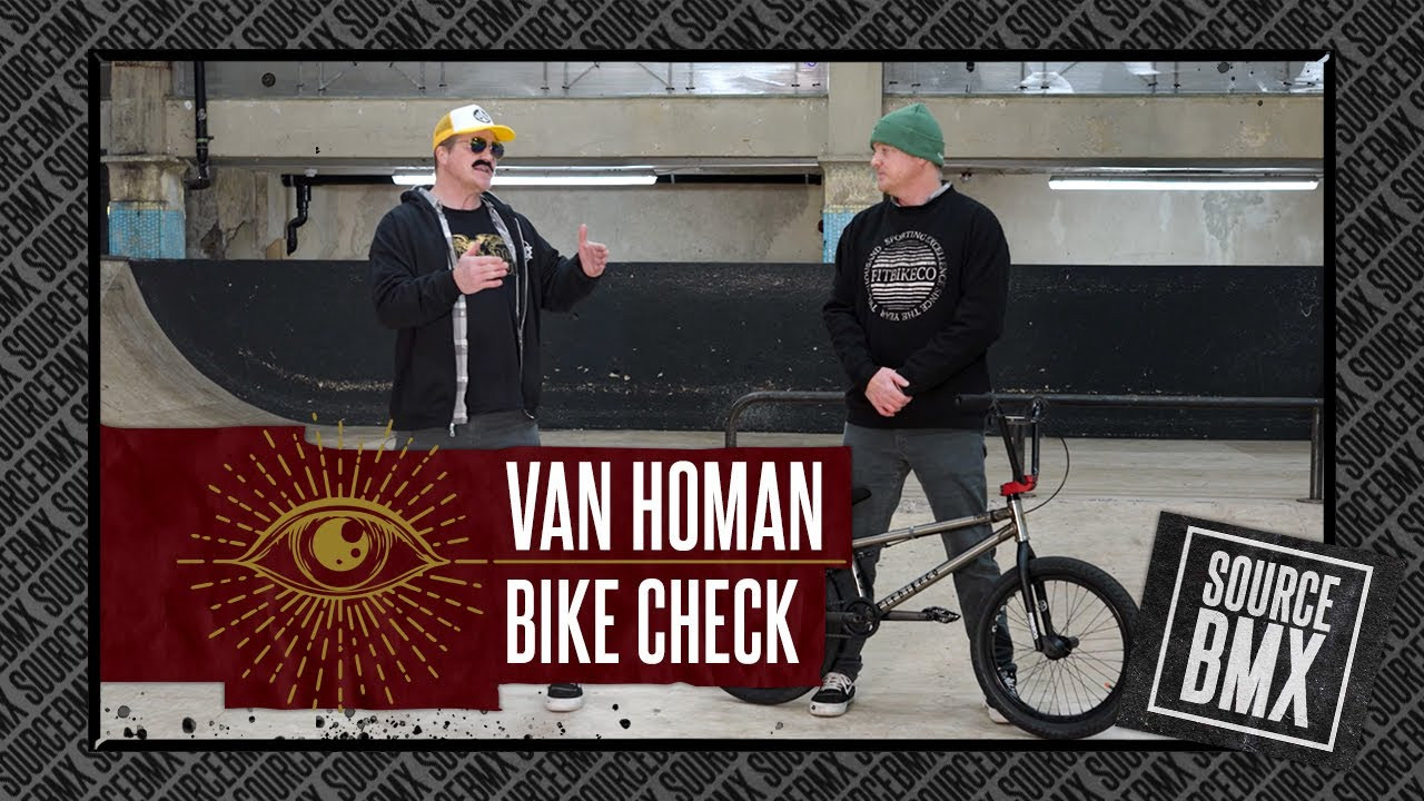 After hosting all of our #SourceBMX Pro #BMX bike checks so far, it was time for #VanHoman to switch sides and run through his all new @FitbikecoVideos build! Time for "Stan Boman" to step up ask the questions...<br /><br />Watch all our Pro bike checks here; https://www.youtube.com/playlist?list=PL4Bi_JfNIxNYz8rEEsqWUAkLpbaeQzI9d<br /><br />Shop all of Van's product picks worldwide; sourcebmx.com