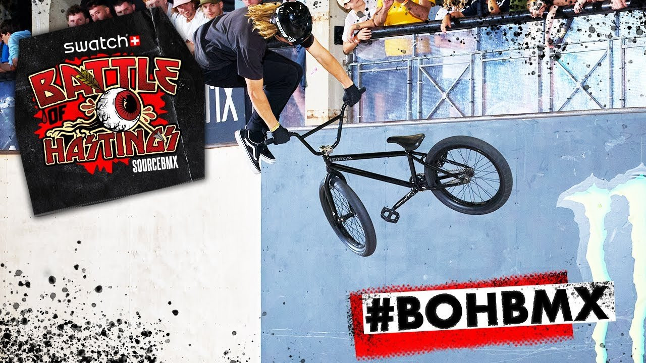 Source BMX: Swatch Battle of Hastings - Park Session Live Trailer 2023<br />Get ready for 5 Live Streams 8th-10th September! Here you go:<br /><br />Railjam on Friday: https://youtube.com/live/S3qZvvG7nbk<br /><br />Swatch High Air on Friday: https://youtube.com/live/Npy0WHskHsg<br /><br />PARK Session on Saturday: https://youtube.com/live/BEzhkFsR0bw<br /><br />Best Trick on Saturday: https://youtube.com/live/oGTjhbVyxjU<br /><br />Finals on Sunday: https://youtube.com/live/ETpVaghRvlU<br /><br />#bmx #bohbmx #sourcebmx <br /><br />Subscribe to http://youtube.com/SOURCEBMX for more BMX videos!<br /><br />More Info & Give-Aways: http://sourcebmx.com/BOH