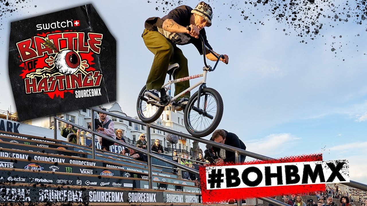 Source BMX: Swatch Battle of Hastings - Beach Rail Jam Live Trailer 2023<br />Get ready for 5 Live Streams 8th-10th September! Here you go:<br /><br />Railjam on Friday: https://youtube.com/live/S3qZvvG7nbk<br /><br />Swatch High Air on Friday: https://youtube.com/live/Npy0WHskHsg<br /><br />PARK Session on Saturday: https://youtube.com/live/BEzhkFsR0bw<br /><br />Best Trick on Saturday: https://youtube.com/live/oGTjhbVyxjU<br /><br />Finals on Sunday: https://youtube.com/live/ETpVaghRvlU<br /><br />#bmx #bohbmx #sourcebmx <br /><br />Subscribe to http://youtube.com/SOURCEBMX for more BMX videos!<br /><br />More Info & Give-Aways: http://sourcebmx.com/BOH