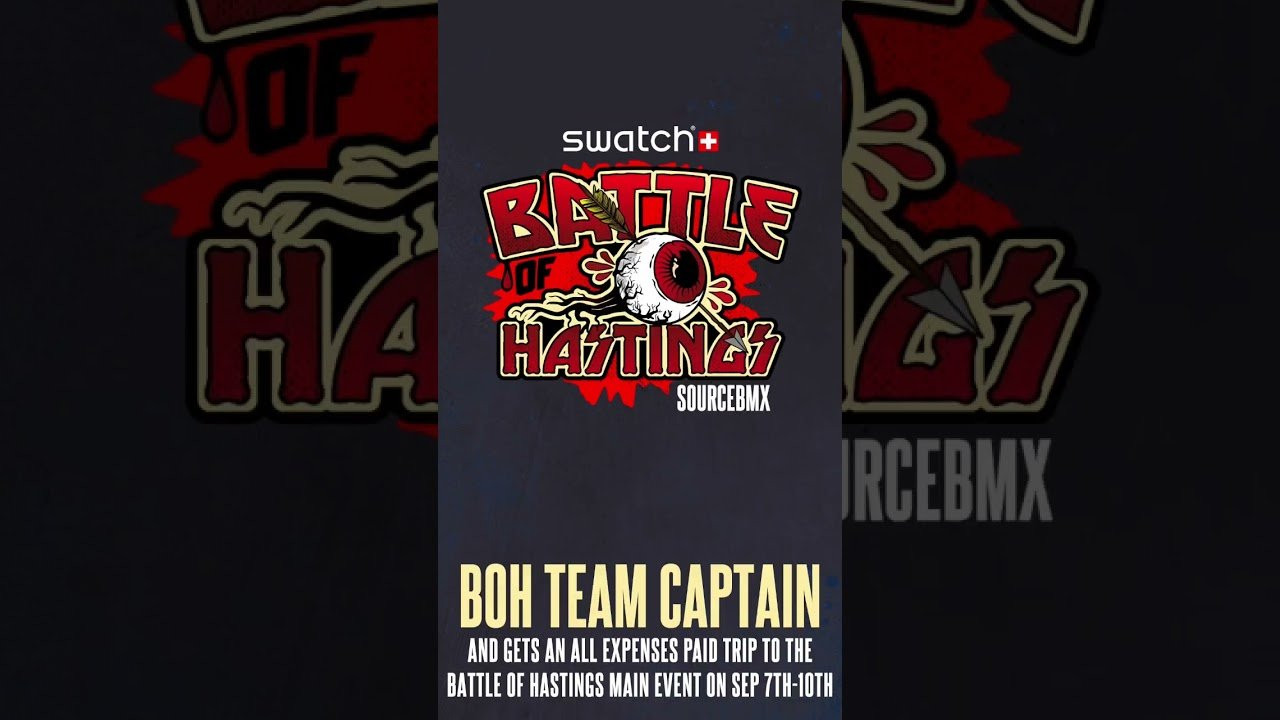 If you have always dreamt of being a #SourceBMX Battle Of Hastings team captain picking your dream team, here is your chance!<br /><br />Register to ride next Saturday, July 15th at #Sourcepark for what is already set to be a stacked event full of rad riders trying to take the top spot!<br /><br />sourcebmx.com/boh<br /><br />#bohbmx <br /><br />Free to spectate!<br /><br />#Swatch<br />#Monsterenergy <br />#Vansbmx66 <br />#Fireballuk <br />#Bsdforever <br />#Cinemabmx <br />#Fiendbmx <br />#Flybikesbmx <br />#GTbmxfreestyle <br />#Mankindbmx <br />#Kinkbmx <br />#Odysseybmx <br />#ProfileRacing <br />#Shadowridinggear <br />#Wethepeoplebmx <br /><br />#BOHBMX