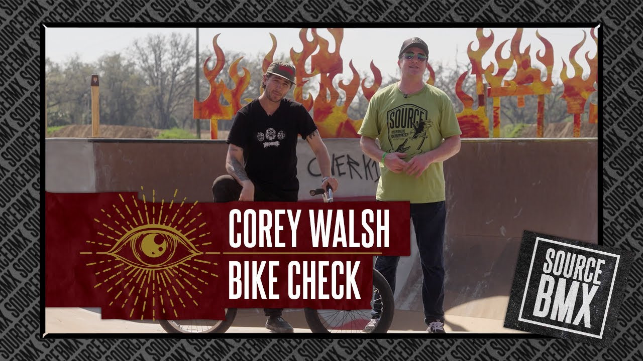 For this weeks #SourceBMX Pro Bike check we catch up with @CultCrew / @odsyvision / @FastandLooseBMX shredder #CoreyWalsh to run through his current build set up ready to get fast and get loose!<br /><br />Shop Corey's build as a #SourceBMXCustoms template at;<br /><br />sourcebmx.com/custombmx<br /><br />#BMX