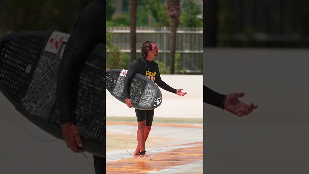 Rasta Robb reacts to the Stab High, presented by Monster Energy judges deeming his full rotation as a no make.