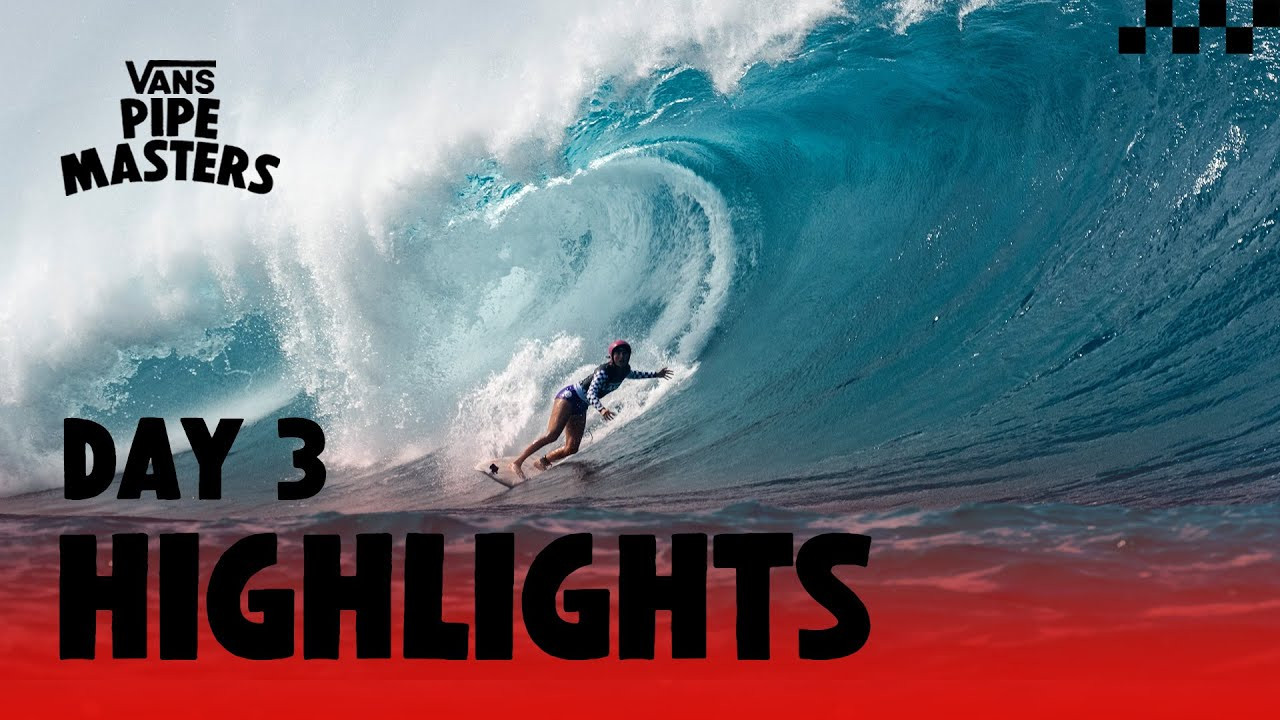 Surf highlights from the last day of Vans Pipe Masters 2023. Get the full experience: scores, leaderboard and more at pipemasters.vans.com<br /><br />Subscribe now at: http://www.youtube.com/vans?sub_confirmation=1<br /><br />Connect with Vans: <br />http://www.vans.com   <br />http://www.facebook.com/vans<br />http://www.instagram.com/vans<br />http://www.tiktok.com/@vans<br /><br />About Vans:<br />Vans®, a VF Corporation (NYSE: VFC) brand, is the original action sports footwear, apparel and accessories brand. Vans® authentic collections are sold in more than 100 countries through a network of subsidiaries, distributors, and international offices. Vans® has more than 2,000 retail locations globally including owned, concession and partnership doors. The Vans® brand supports the journey of creative exploration and self-discovery across action sports, music, art and design, delivering progressive platforms such as Vans Pipe Masters and Vans’ cultural hub and international music venue, House of Vans.<br />Vans, “Off The Wall” Since ’66<br /><br />http://www.youtube.com/vans