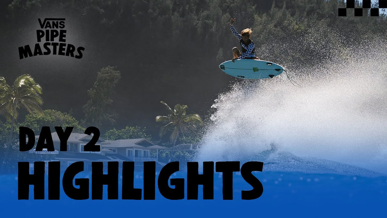 Surf highlights from day 1 of Vans Pipe Masters 2023. Get the full experience: scores, leaderboard and more at pipemasters.vans.com<br /><br />Subscribe now at: http://www.youtube.com/vans?sub_confirmation=1<br /><br />Connect with Vans: <br />http://www.vans.com   <br />http://www.facebook.com/vans<br />http://www.instagram.com/vans<br />http://www.tiktok.com/@vans<br /><br />About Vans:<br />Vans®, a VF Corporation (NYSE: VFC) brand, is the original action sports footwear, apparel and accessories brand. Vans® authentic collections are sold in more than 100 countries through a network of subsidiaries, distributors, and international offices. Vans® has more than 2,000 retail locations globally including owned, concession and partnership doors. The Vans® brand supports the journey of creative exploration and self-discovery across action sports, music, art and design, delivering progressive platforms such as Vans Pipe Masters and Vans’ cultural hub and international music venue, House of Vans.<br />Vans, “Off The Wall” Since ’66<br /><br />http://www.youtube.com/vans