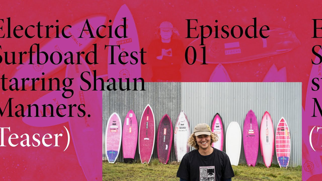 Per usual, all boards were delivered free from any of the shapers' logos — though this year we decided to add a fuchsia color consistency to the mix, and slapped our own Electric Acid graphics on each board.<br /><br />Despite the attempt at anonymity, Shaun was able to discern a fair few trademark crafts. But in the end it didn't matter — if he liked it, we knew. If not, he canned it.<br /><br />At the end, we finished with a few psychedelic surfboards that unequivocally work — despite what he might have thought at first glance.<br /><br />Watch Episode One one stabmag.com
