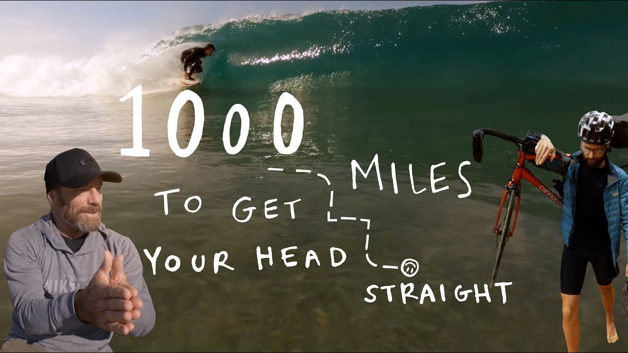 Fire, flood, 1000 miles and the headspace in-between. Come on a journey on two wheels in a quest for surf and mental clarity. 100% filmed on a couple of GoPros.