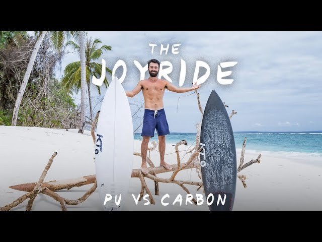 This Joyride is gonna be a little different from the rest. Rather than testing one board, we're gonna compare two boards with the exact same dimensions...but two very different constructions. <br /><br />Board specs<br />Brand: KT Surfboards<br />Model (both): All-Around Thruster (AR)<br />Dims (both): 5’6 x 18.45 x 2.13 x 23L <br />Construction (white): PU core + epoxy resin<br />Construction (black): Stringerless EPS core + carbon (innegra) wrap, vacuum sealed with epoxy resin. <br /><br />Which works best? Well, it depends...