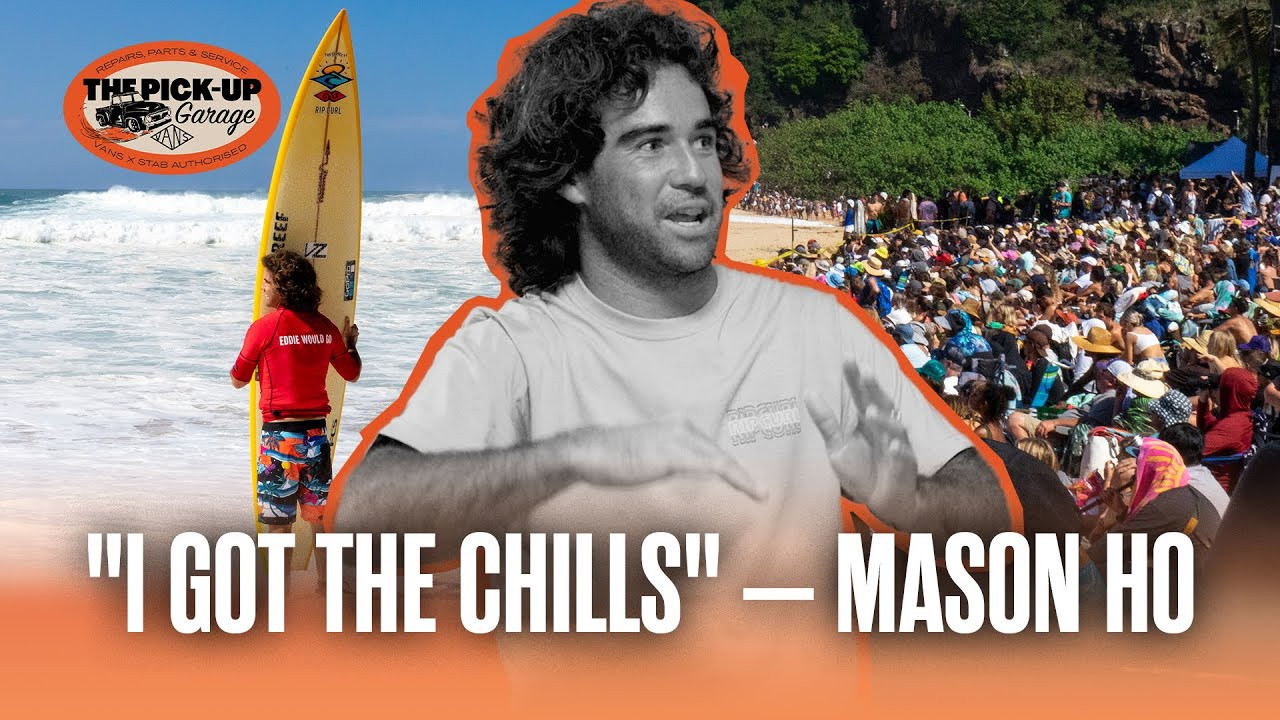 The end of January marks the end of the Vans Triple Crown of Surfing — and the end of our stint in Hawaii. For our final episode of The Pick-Up, presented by Vans, we’re joined by North Shore prince and entertainer, Mason Ho.<br /><br />In this excerpt from the Final Episode of The Pick-Up, Mason gives us his perspective on Pat Curren’s legacy and gets hilariously honest about why he didn’t surf the Backdoor Shootout. We also get a chance to hear a Kelly Slater related story about local lifeguard and Eddie Invitational champion Luke Shepardson.<br /><br />Watch The Final Episode of The Pick-Up, presented by Vans: https://stabmag.com/stabcinema/the-pick-up-presented-by-vans-episode-5/