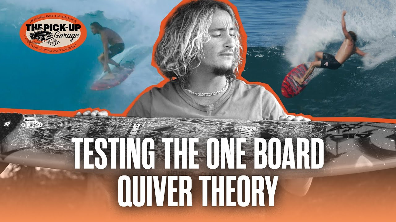 In this excerpt from Episode 3 of The Pick-Up, presented by Vans, we field test the "one board, all waves" theory. Last year, Jon Pyzel told us that John Florence rides the same boards at all three Vans Triple Crown of Surfing venues — Haleiwa, Sunset, and Pipeline. We wanted to see if such a task was possible for someone who isn’t the literal spawn of Poseidon.<br /><br />So, we put our newest Hawaiian editor and VTCS entrant Kū’i’o’okalani Young to work, and he tested John’s one-board theory across the various playing fields.<br /><br />Finally, we finish off this excerpt with Holly Wawn’s Stab Surfer Of The Year picks.<br /><br />Watch Episode 3 of The Pick-Up, presented by Vans: https://stabmag.com/stabcinema/the-pick-up-presented-by-vans-episode-3/