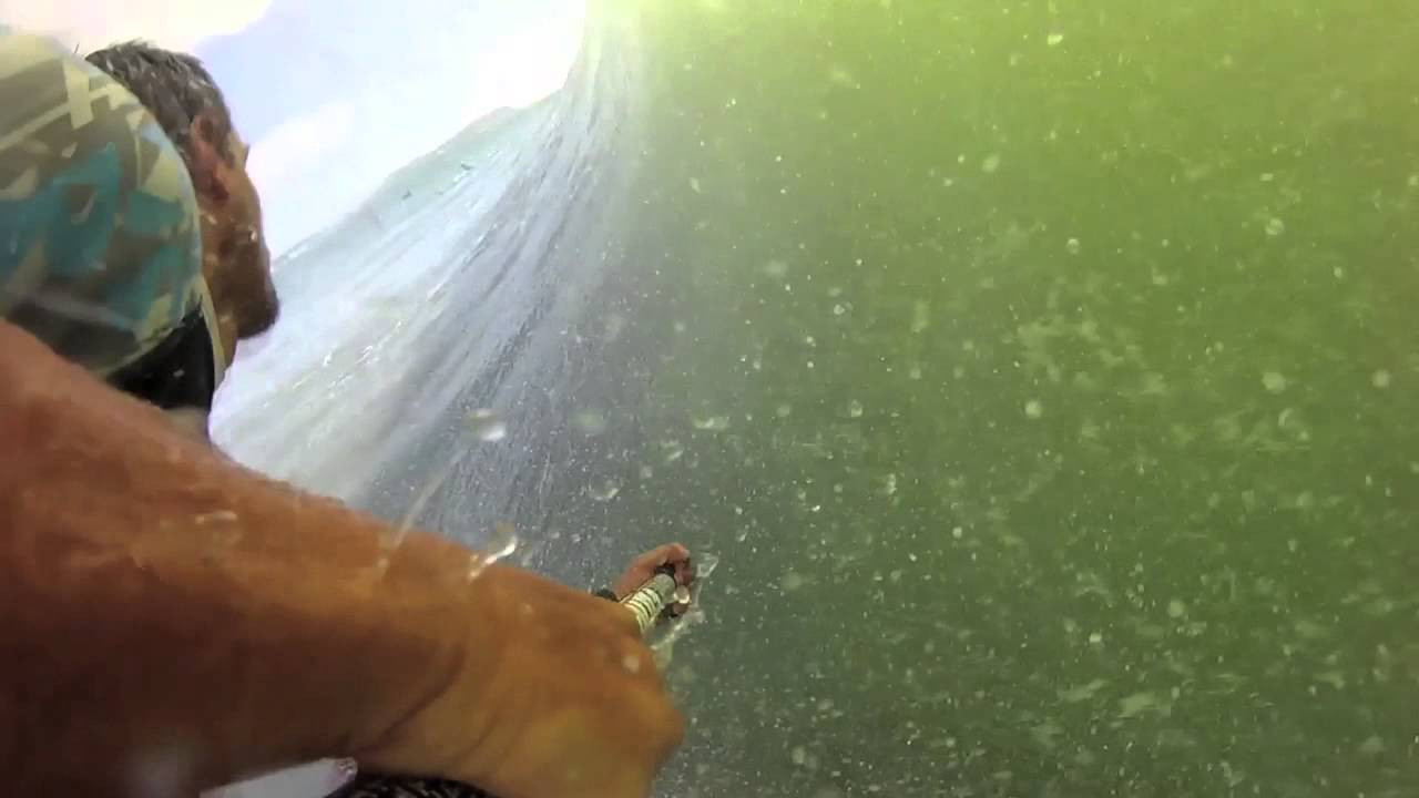 Australian Paul Jackson threads a long barrel in SUP magazine's "Rides We Love" series.