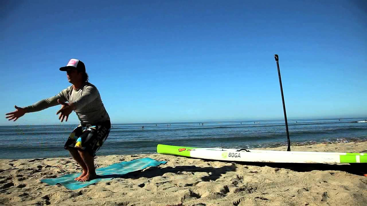 Jeramie Vaine gives SUPthemag.com yoga you can use