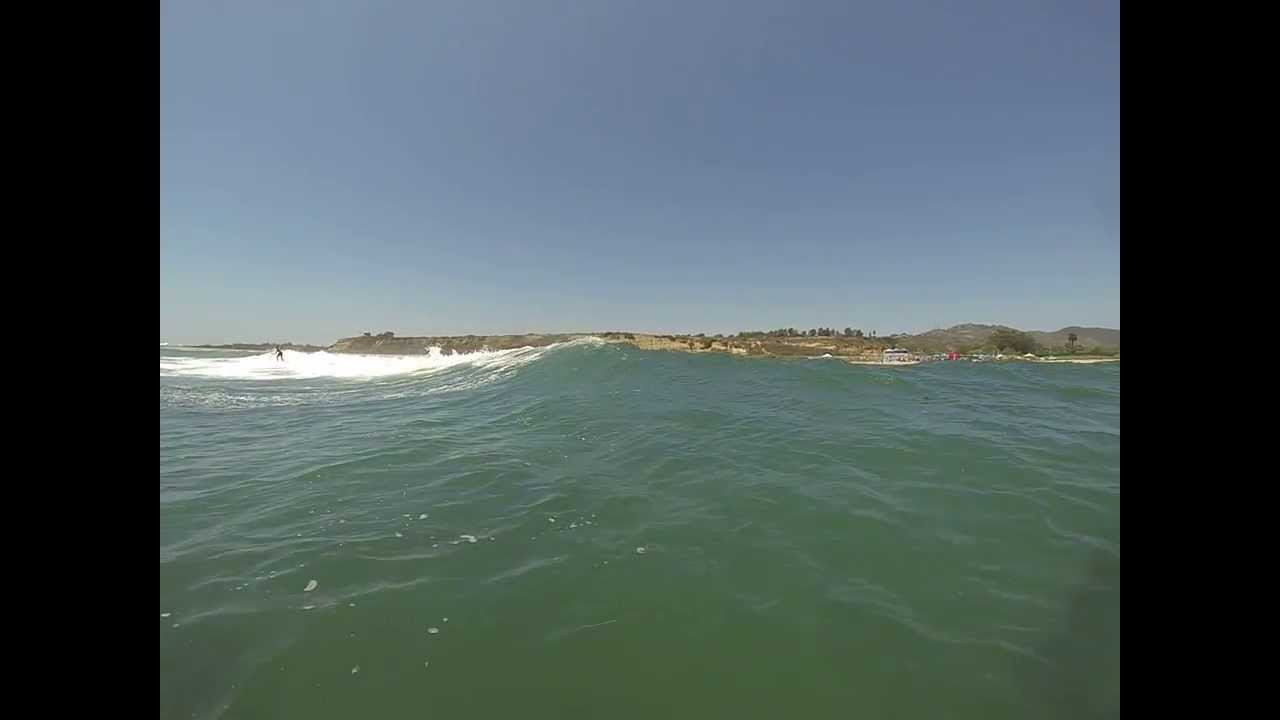 Ryan Helm tears into a nice right during the US SUP Tour's recent stop.