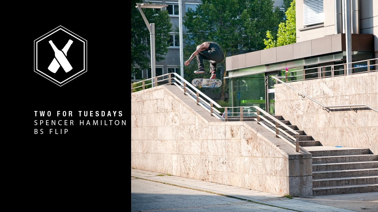 Spencer Hamilton gets this weeks Two For Tuesday with a hefty Bs Flip via a Stuttgart Double Set.<br />@SupraSkateboarding <br /><br />Two For Tuesday is our new weekly feature dropping every Tuesday on SupraSkateboarding.com and Instagram. It will consist of one trick two angles, one angle regular speed and a slomo, or just two tricks.<br />Video By:<br />Alan Hannon<br />Dennis Martin<br /><br />Follow @SupraSkateboarding