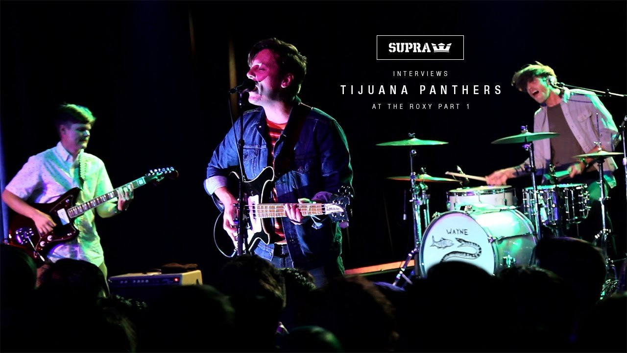 Long Beach's surf rock trio, the Tijuana Panthers, headlined the first show of our free concert series. We packed the Roxy to the gills and the Panthers took care of the rest. Amidst the ruckus, we caught up with the Panthers talk about how they got their start and how they've honed their sound over their years. Watch and enjoy!<br /><br />SITE: http://www.suprafootwear.com<br />FACEBOOK: http://www.facebook.com/suprafootwear<br />TWITTER: http://www.twitter.com/suprafootwear<br />INSTAGRAM: http://instagram.com/suprafootwear<br />PINTEREST: http://www.pinterest.com/suprafootwear<br />TUMBLR: http://www.suprafootwear.tumblr.com/<br />VIMEO: http://www.vimeo.com/suprafootwear<br />