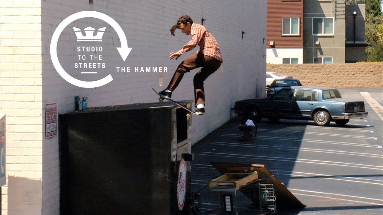 In this new "Studio To The Streets" episode, Jim Greco takes his signature Hammer out of the clean SUPRA studio environment and gets busy with it in the street—where it belongs. <br /><br />"It's basically a wino that takes impact," Jim said about his new shoe. "And that's what we created with the Hammer: it's the lightest, most simple shoe, that takes the most impact." <br /><br />http://www.suprafootwear.com/shoes/HAMMER/REDBLACK-WHITE/S71003/RBW<br /><br />SITE: http://www.suprafootwear.com<br />FACEBOOK: http://www.facebook.com/suprafootwear<br />TWITTER: http://www.twitter.com/suprafootwear<br />INSTAGRAM: http://instagram.com/suprafootwear<br />PINTEREST: http://www.pinterest.com/suprafootwear<br />TUMBLR: http://www.suprafootwear.tumblr.com/<br />VIMEO: http://www.vimeo.com/suprafootwear