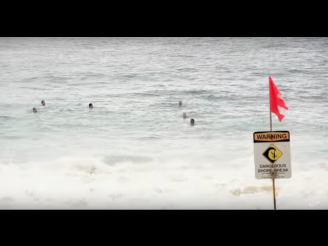 Sandy Beach aka Break Neck Beach, can be a recipe for disaster for those that are unfamiliar with the beaches conditions or inexperienced. More often times than not, beach-goers will underestimate the power of this shorebreak. <br /><br />The heroes of Sandy Beach educate us on their protocol for ocean safety and prevention. <br /><br />http://www.TheSurfChannel.com<br />___<br /><br />The Surf Channel is an original, free, ad supported television network delivered on cable, satellite and IPTV services, web and wireless. The Video On Demand television network will be found on cable, satellite, telco and digital. Distribution partners include: Comcast, Cox Communications, DirecTV, Dish Network, Filmon.com.<br /><br />For industry news around the clock and to find out about the upcoming television launch, check out:<br /><br />http://www.TheSurfChannel.com<br />http://www.Facebook.com/TheSurfChannel<br />http://www.Twitter.com/TheSurfChannel<br />http://www.Instagram.com/TheSurfChannel<br /><br />* Twitter/Instagram your best barrel face to win prizes every month to #TheSurfChannel #BarrelFace, and 'Like' us on Facebook to join history's first network dedicated to the great sport of surfing.