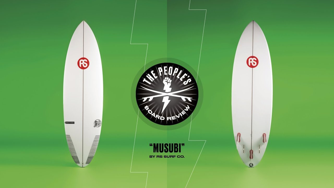 Board Specifications: https://www.rssurf.com/collections/surfboards/products/musubi<br /><br />The “Musubi” was the Best of the Test in our first-ever People’s Board Review<br /><br />Welcome back to The People’s Board Review, a board test series in which we enlist working-stiff, relatable rippers to give us feedback on the latest surfboard models in dims you can find right there in the rack at your local surf shop. For this review, we put four RS Surf Co. models in the hands of four surfers of varying sizes and board preferences and took them down to fairly average California beach break on a peaky, head-high day. The boards included the “El Bandido”, a performance blade with training wheels; the “Musubi”, a squished-down shortboard with a curvy outline; the “Love Capsule”, a fat and flat small-wave ripper; and the “Low Love”, a high-performance blade meant for juicy surf.<br /><br />In the end, for average California surf, the “Musubi” shocked the testers with its responsiveness and earned the highest marks of the bunch. Here’s what you need to know about it:<br /><br />The Gist:<br />With a fuller outline and plenty of foam, it’s no surprise that this board paddles well and carries speed, but its ability to still perform at or above the lip is as mysterious as it is welcome. The “Musubi” carries a constant curve from nose to tail and can be ridden as either a thruster or quad. At a glance, it's a design that appears to be more small-wave groveler than high-octane rip stick, which is why it shocked our testers with its performance levels in rippable faces. “I tried two airs—it’s probably been 15 years since I’ve tried an air,” said Tester #2, who is 5’11” and 215lbs, but rode a 6’0 x 19” x 2.25” “Musubi” with a volume of 30.8 L -- a full 2.2L less than his normal shortboard. While this particular board was on the small side (for him), Tester #4 was sold (literally) on the “Musubi”. “For the waves around here that are soft with a few punchy sections...this board would work perfect. I’m going to order this board, actually.” All four testers rode this craft with traditional polyurethane foam construction, although RS also offers this board in epoxy.<br /><br />Speed: 8.2/10<br />“It had a lot of drive and flow down the line,” said Tester #3 of the 5’10” x 18.75” x 2.44” “Musubi”. Being 175 lbs, Tester #3 was really happy with the way the board generated speed without a ton of operator effort. “It’s just easy to ride, just kind of gets up and goes...no surprises here.” The other three testers all agreed with that sentiment.<br /><br /><br />Frontside Maneuverability: 7.9/10<br />Tester #4 had some trouble turning the “Musubi” frontside. At just 125 pounds, she probably needed even less foam than the 5’8" x 18.65” x 2.25” dims she was riding. “I struggled with my turns,” she said, before admitting that she generally didn’t gravitate toward this type of fuller-volume shred stick to being with. “But it would work good as a step up in a bigger point break.” Tester #4, however, was the only outlier in this category, with all the others agreeing that it offered a surprising amount of responsiveness.<br /><br />Backside Maneuverability: 6.8/10<br />The rating for backside maneuverability varied heavily among our testers, which makes sense when you consider the curvy outline of the “Musubi” makes it a little tricky to quickly pivot, especially with your back facing the wave. Tester #1 -- who 5’9”, 150 lbs. and rode "Musubi" in 5’8 x 18.65” x 2.25” -- told us this model has a sweet spot, but it’s a little finicky and isn’t as user friendly on the backhand as the “El Bandido”.<br /><br /><br />Paddling: 8.3/10<br />“There was a lot of foam under my chest, and a lot of times on boards that paddle that well, they don’t necessarily turn as well—you sacrifice one or the other,” said Tester #1. “But this one paddled really well, and then when I stood up it felt like a normal shortboard.” Who said you can’t have the best of both worlds?