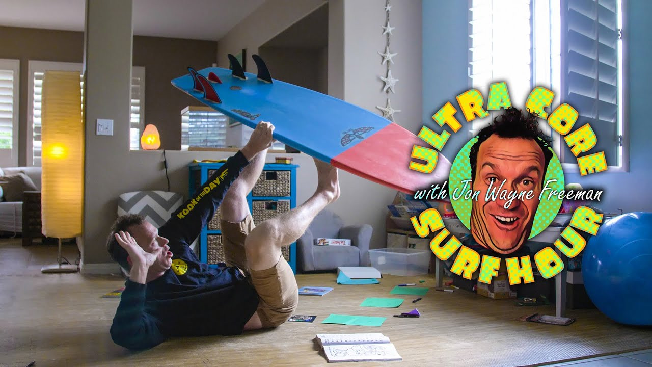 In the first episode of the "Ultra-Core Surf Hour with Jon Wayne Freeman", which has a runtime of just under 5 minutes, we find our exceptionally-average hero setting his sights at that all-to-elusive area for most surfers just above the lip. "I wanna be a bird. I've got wings, and I wanna fly," says Jon, a man who claims to have "done 360s, just not the air part". Still, he remains confident that "it's about will, and not skill."<br /><br />If Jon's aerial aspirations sound a bit unrealistic, you should know that SURFER Magazine was able to pull some strings to get Jon a coaching session with one of the highest-flying up-and-comers in the game: Kevin Schulz. But are a few tips from a punting prodigy with fantastic hair enough to set Jon soaring? Are 360s above the lip not actually any harder than those done on the face? Or will Jon's journey skyward turn out to be difficult enough to warrant a two-part episode? The answers are maybe, probably not and definitely yes.<br /><br />Check back for part two of Jon's aerial quest next Wednesday, and every Wednesday after that as he continues to explore the outermost limits of surfing, and the deepest reaches of the human spirit in the "Ultra-Core Surf Hour".