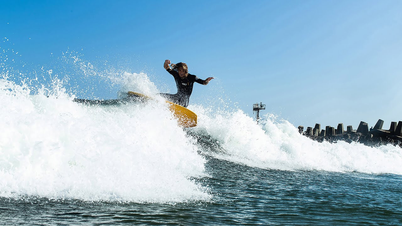 "These little events remind people to appreciate their actual shaper," says Joel Tudor, with a laugh, during the most recent Duct Tape Festival stop in New York. "Because you don't realize the amount of work that goes into it until you do it yourself, and make all the little mistakes. It's both an education and an appreciation, participating in these."<br /><br />The Vans Duct Tape Festival, wherein Vans invites its eclectic crew of wave riders to congregate in hip surf hubs around the world to celebrate surfing and the local community, is growing in popularity each and every event. Featuring everything from free music to free food, art installs and surfboard demos, the Duct Tape Festival is grassroots and inclusive, and a huge hit everywhere it goes.<br /><br />At the most recent Duct Tape Festival stop in Rockaway, Pat Schmidt, Karina Rozunko and Andrew Allen each shaped two boards for the public to demo—all quite different from each other. While Allen and Rozunko stayed true to surfboard form, Schmidt—straight from a trip to Maine where he indulged in lobster tail—was inspired to build a first-of-its-kind tail design. But does it work? Well, depends on your definition of "work".<br /><br />Click play to see Schmidt, Rozunko, and Allen, along with the local Rockaway community, put their unique Duct Tape designs to the test.