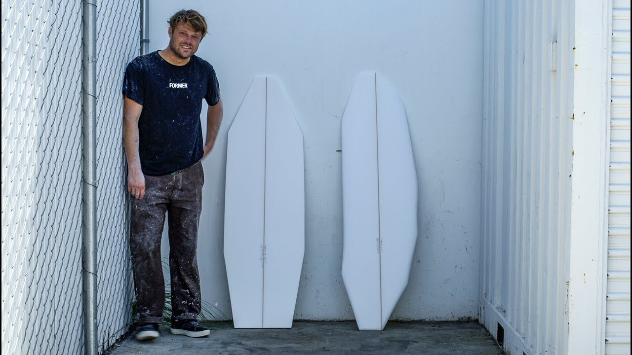 "I've never seen anyone do this before," says Dane Reynolds before pulling the trigger of his power planer and giving the rails of a shortboard blank perfectly-squared edges—something no shaper would ever do...well, not no shaper, apparently.<br /><br />Unlike some of the guest shapers selected for the Duct Tape Festival in Huntington Beach earlier this month, Reynolds has logged copious hours in the shaping bay over the years, making himself plenty of functional boards to mess around on when he isn't stacking clips on his standard Channel Islands sticks. In this instance, however, rather than crafting something that he knew would work, Reynolds chose to take the ethos of the festival—a celebration of experimentation and DIY values—to illogical extremes and make something "super jacked." Many planer passes later, he had two finished blanks ready to go: one kidney-bean-looking asymmetrical and another craft covered in right angles.<br /><br />Vans surfers Leila Hurst and Tosh Tudor, as well as skater Austin Kanfoush also contributed to the jacked quiver, which was housed in a trippy wooden shack handmade by fine artist Chris Johanson right on the beach in Huntington for the extent of the Vans US Open of Surfing. In the video above, you can watch Reynolds and co. carve out their misfit shapes before putting them to the test and talking through the good, the bad and the ugly aspects of the designs. It's one of the weirder quivers you're liable to find, and it's all in good fun.