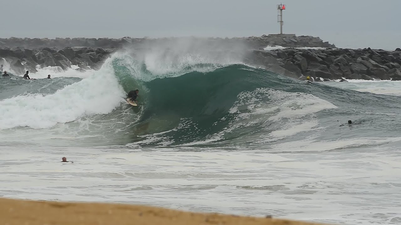 It's not uncommon for California to see early frontrunner south swells as early as March. That was not the case this year. Mother Nature was stubborn, giving us our first taste of summertime south swells in mid-May. While most beachbreaks saw walled corduroy with some frayed ends to race, some spots stood out more than others. The Wedge was one of those spots.<br /><br />Here are a couple of the best rides from the morning of May 14th. Tommy Cantrell, Sage Burke, Johnny Weber and friends made good use of a semi-surfable session at Newport's most infamous A-frame closeout.